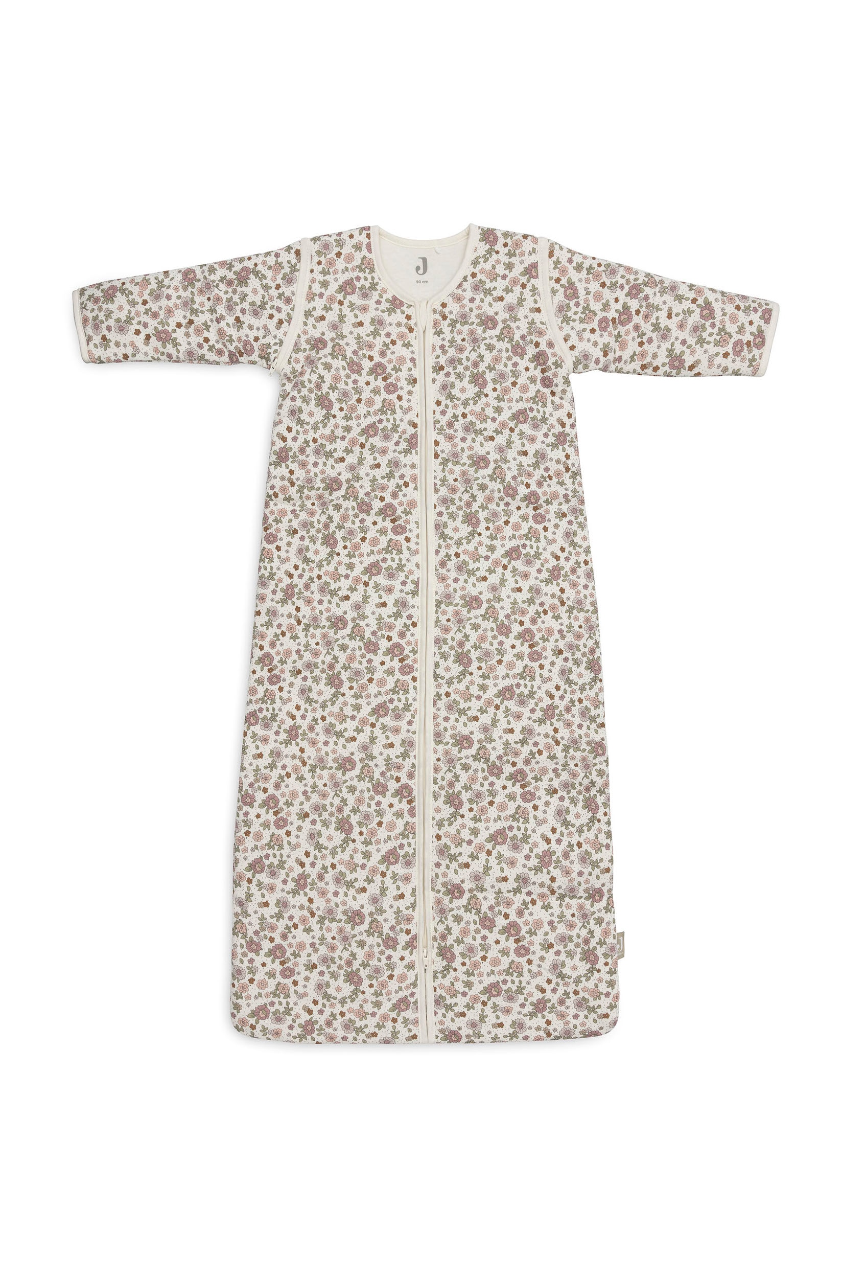 Sleeping Bag Removable Sleeves - Retro Flowers/Teddy Bear/Velvet/nougat/Velvet/wild Rose