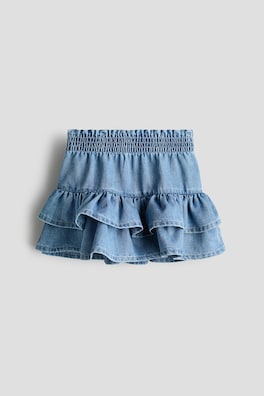 Jeanskjol med volanger
