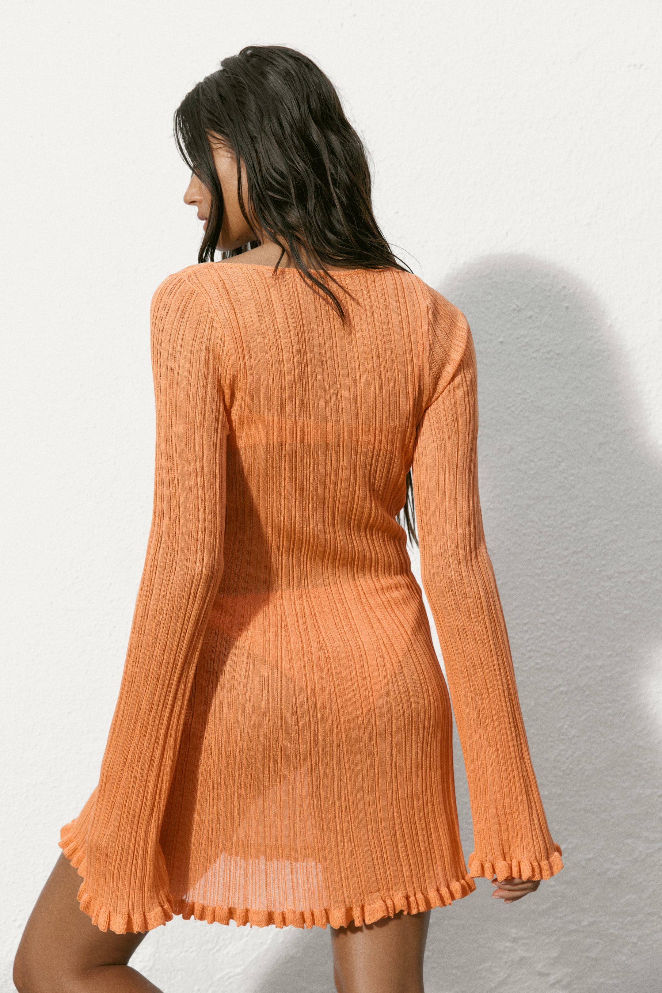 Rib-Knit Beach Dress