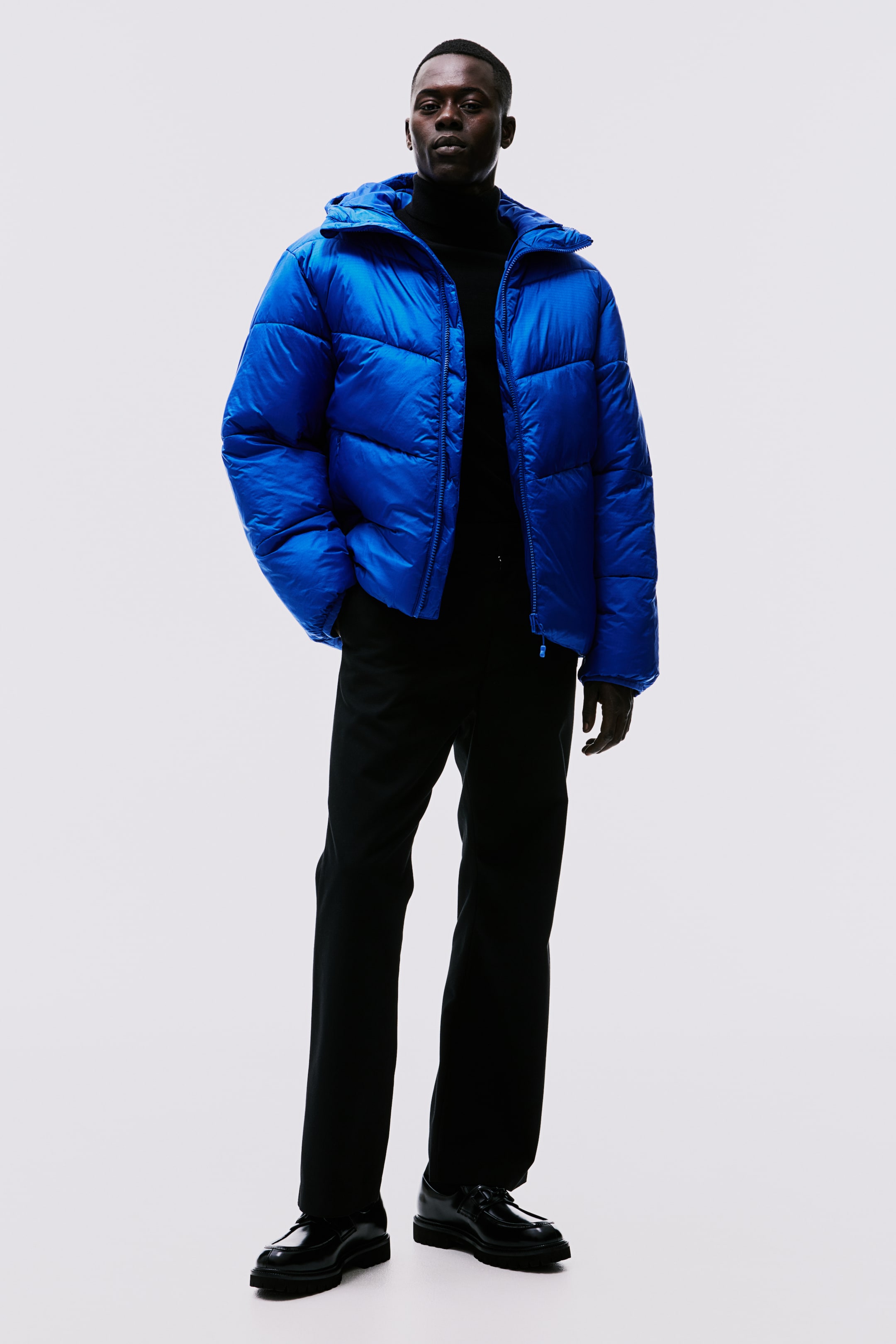 Loose Fit Water-repellent Puffer Jacket