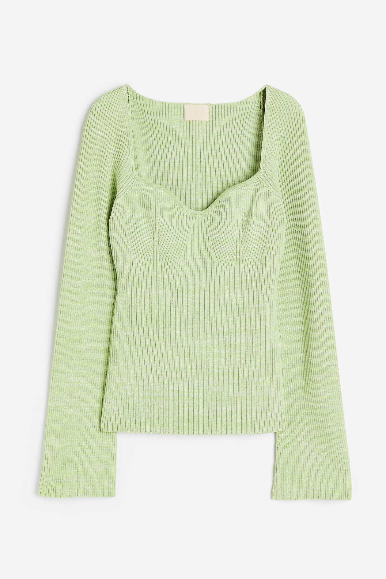 Robe longue côtelée grossesse - Vert - - 19.00