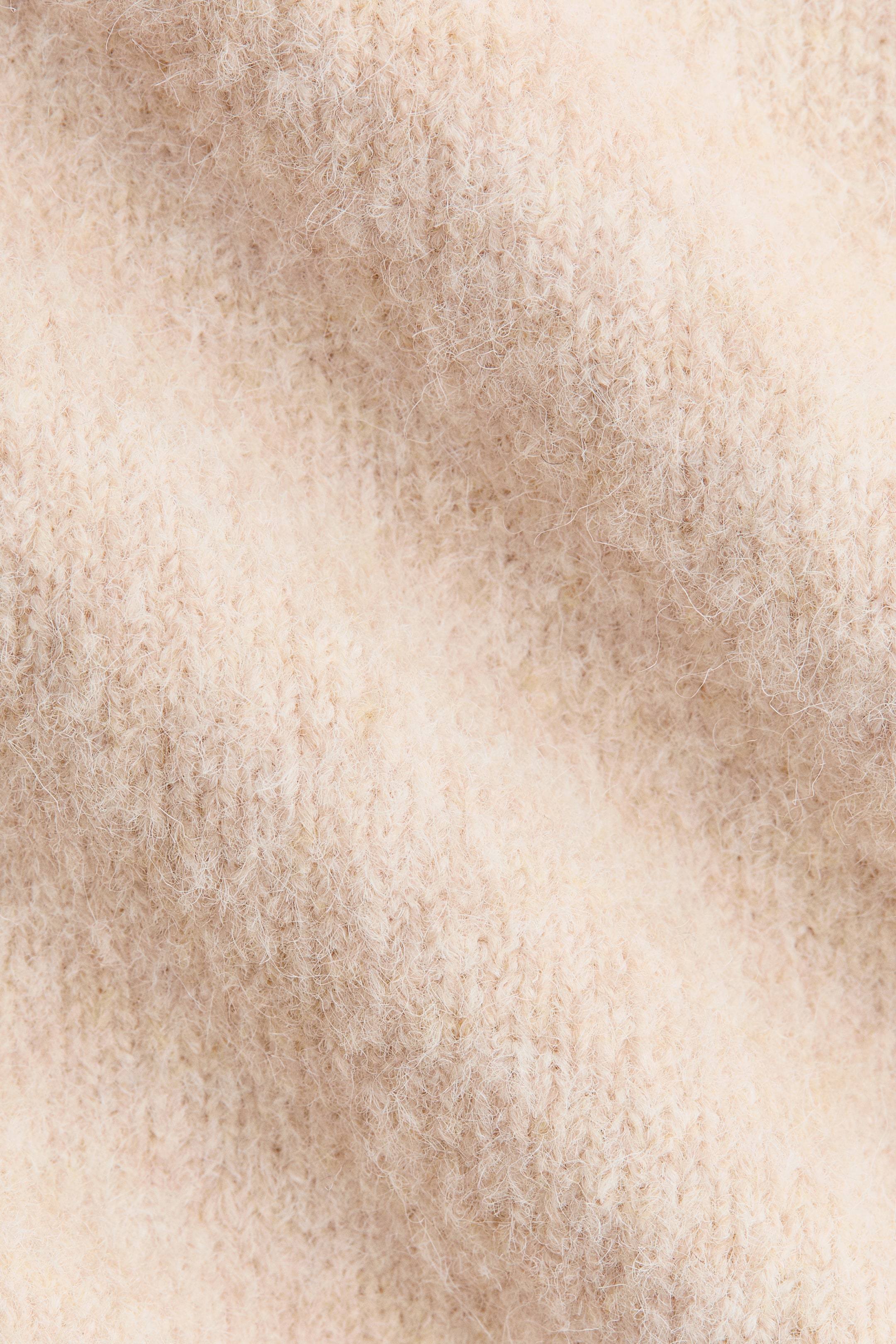 Ampliar la imagen: Suéter polo en tejido trenzado - Beige - Ladies | H&M MX 5