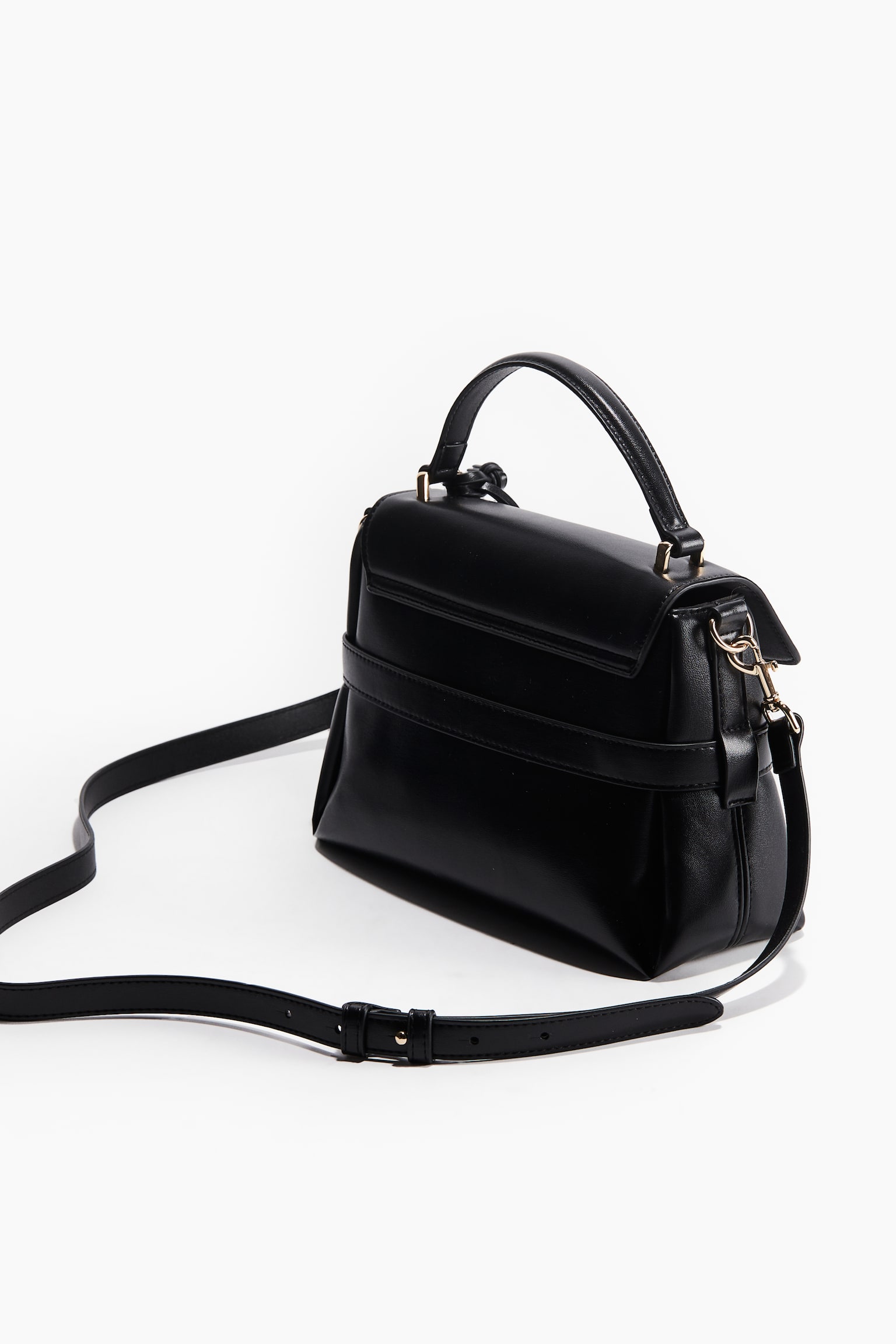 Strap-detail crossbody bag - Black - 2