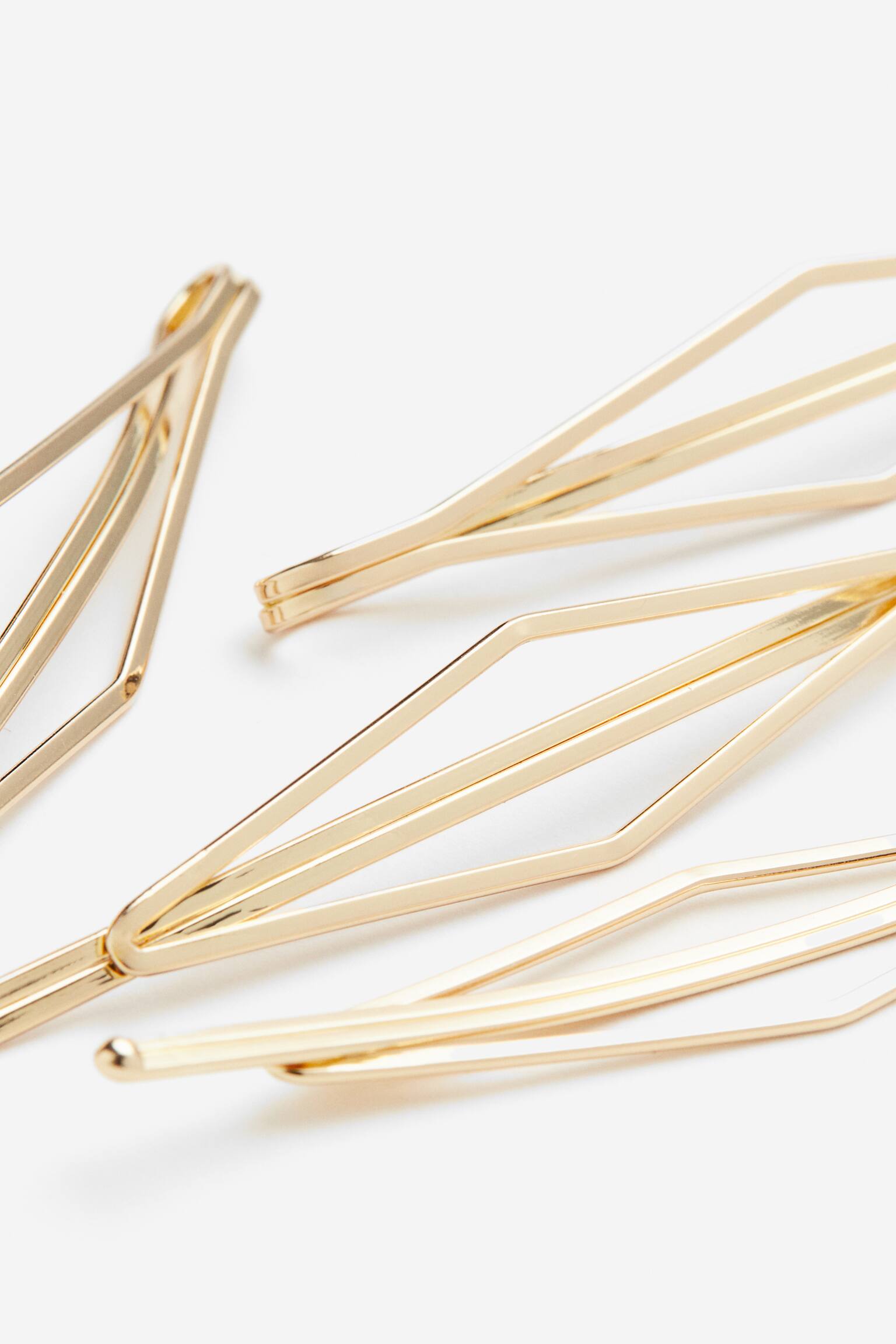 4-pack Bobby Pins - Gold colour - 2