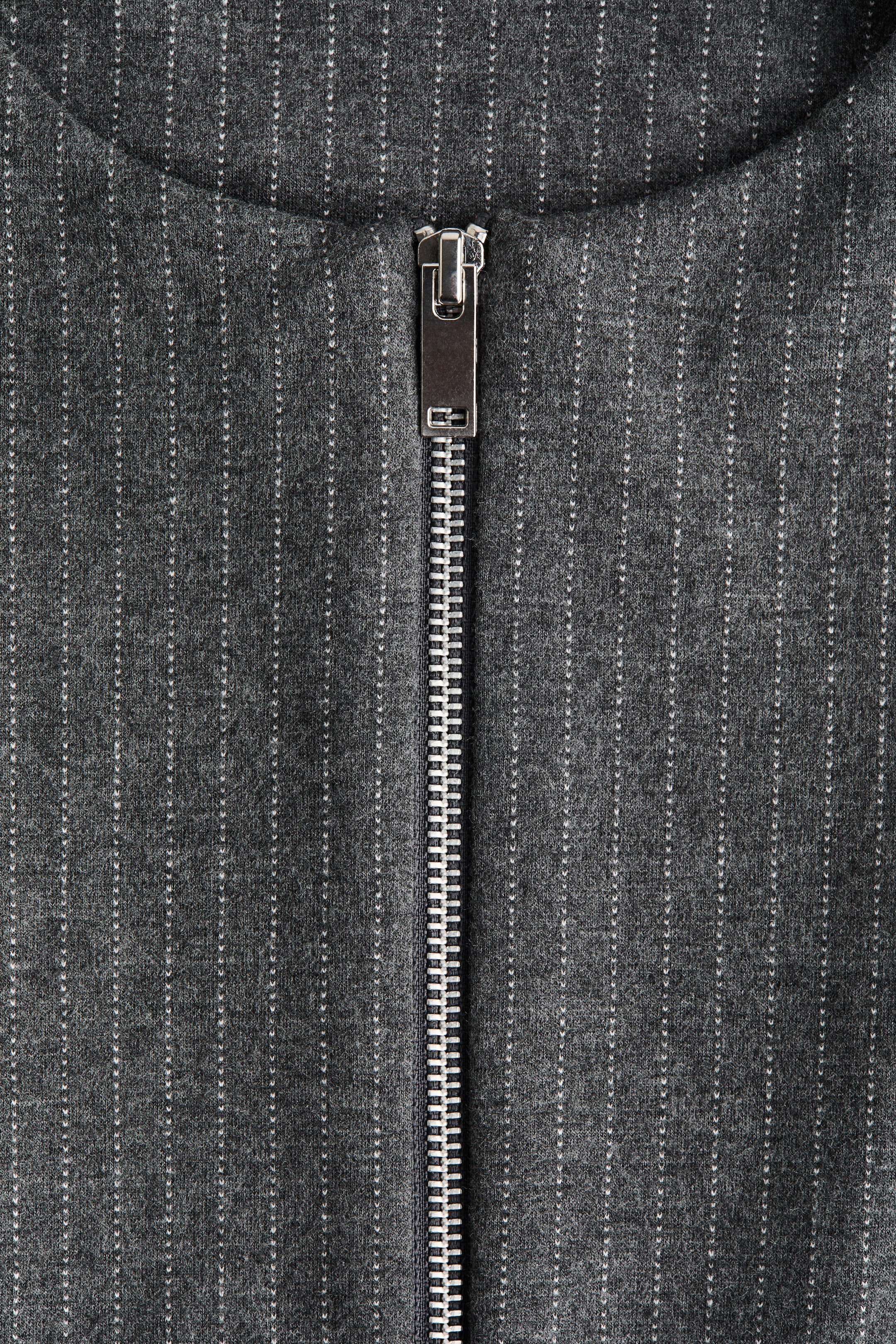 View larger image: Oversized jersey jacket - Grey marl/Pinstriped - Ladies | H&M IN 6