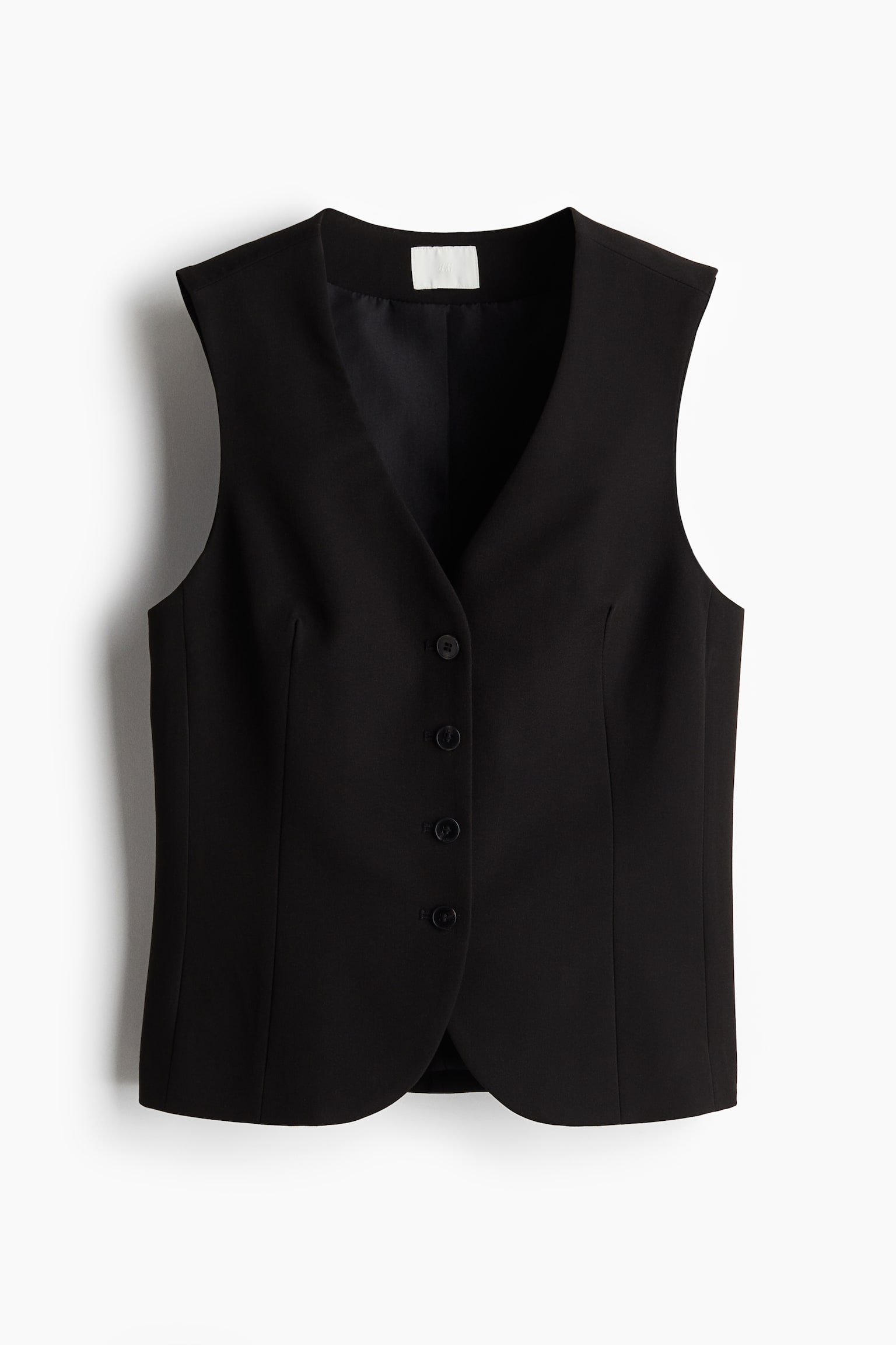 Женский жилет H&M Suit Vest, цвет: Чёрный — фото 1