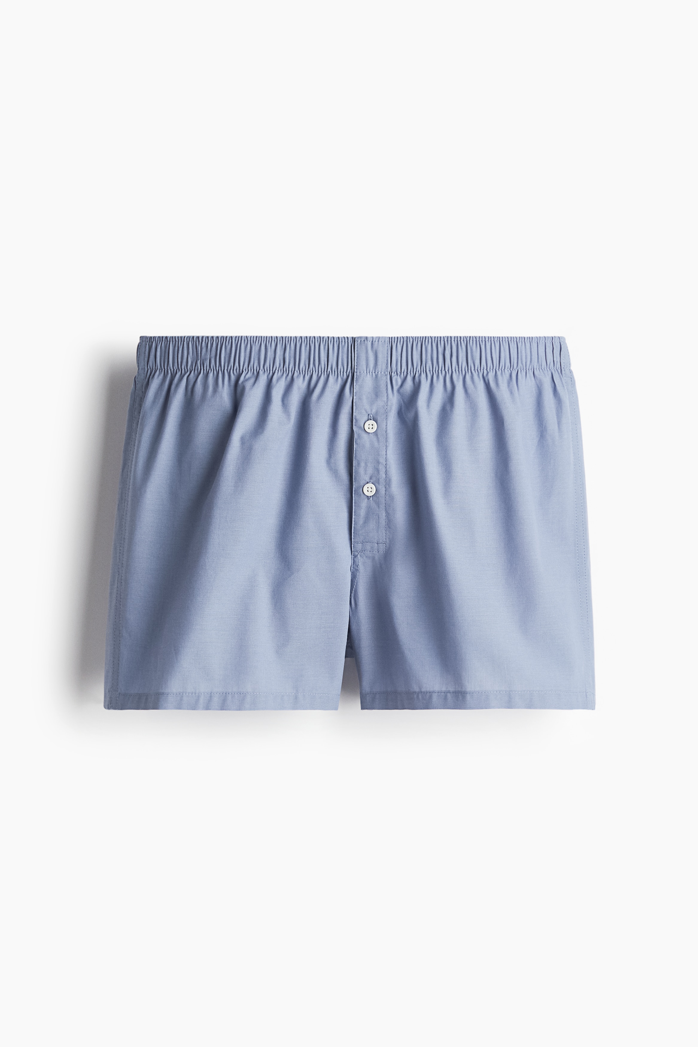 5-pack Woven Cotton Boxer Shorts - Light blue/navy blue - Men | H&M US