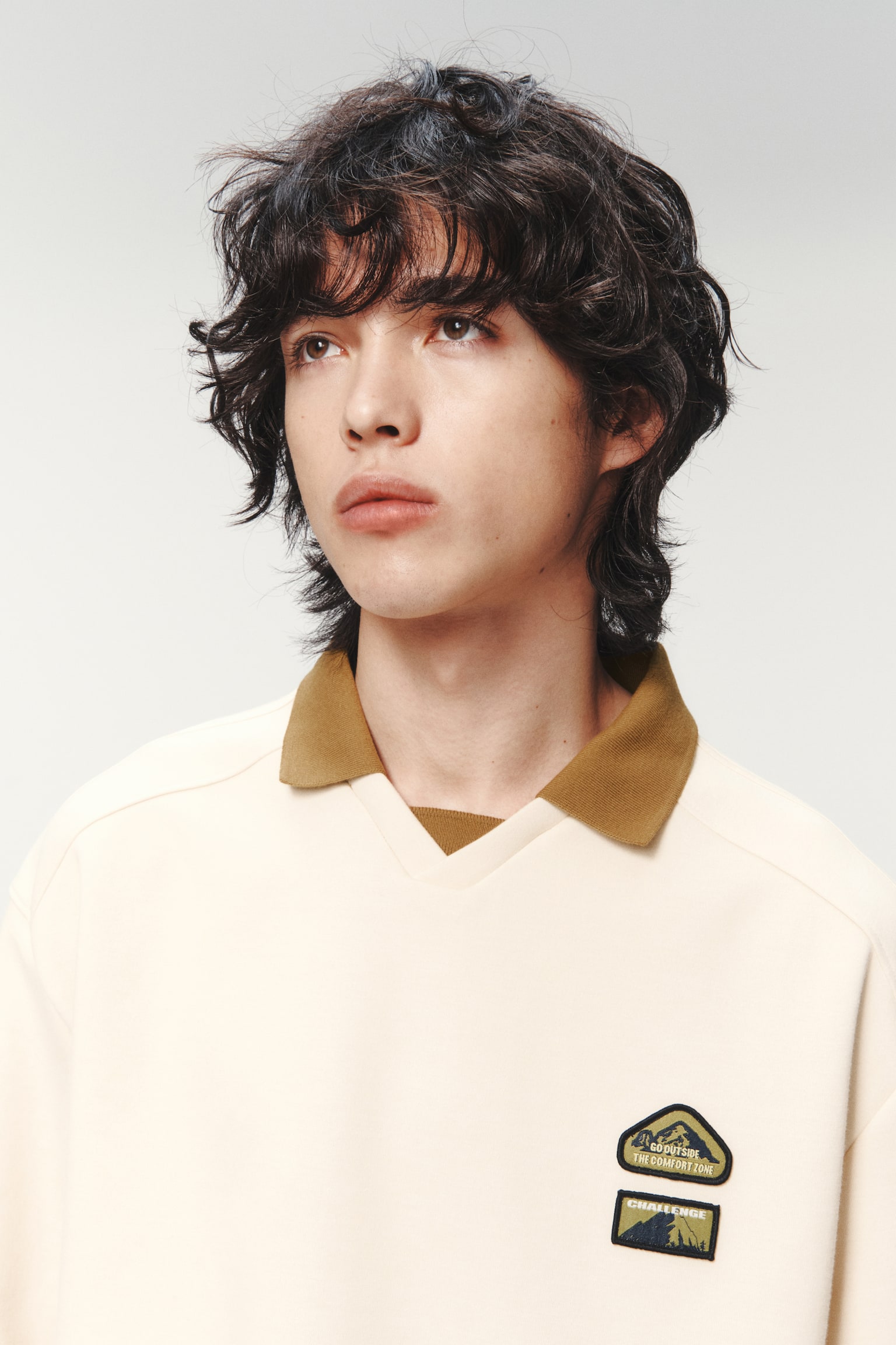 Loose Fit Polo shirt - Beige/Comfort Zone/Dark beige/Challenge Out - 6