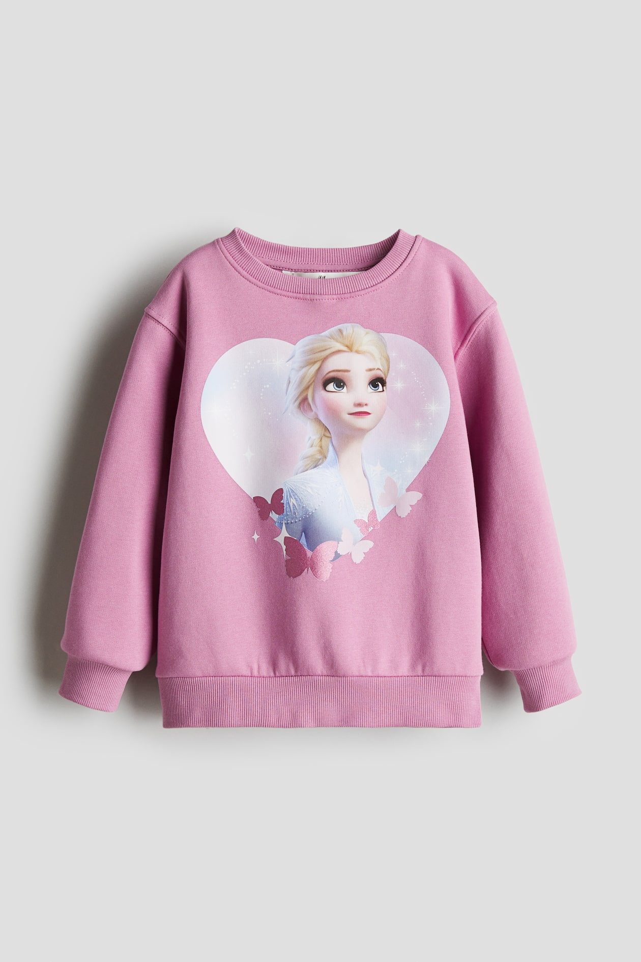 Sweat imprimé Rose/La Reine des neiges ENFANT H&M FR