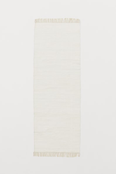 Cotton Rag Rug - Natural white - Home All | H&M US