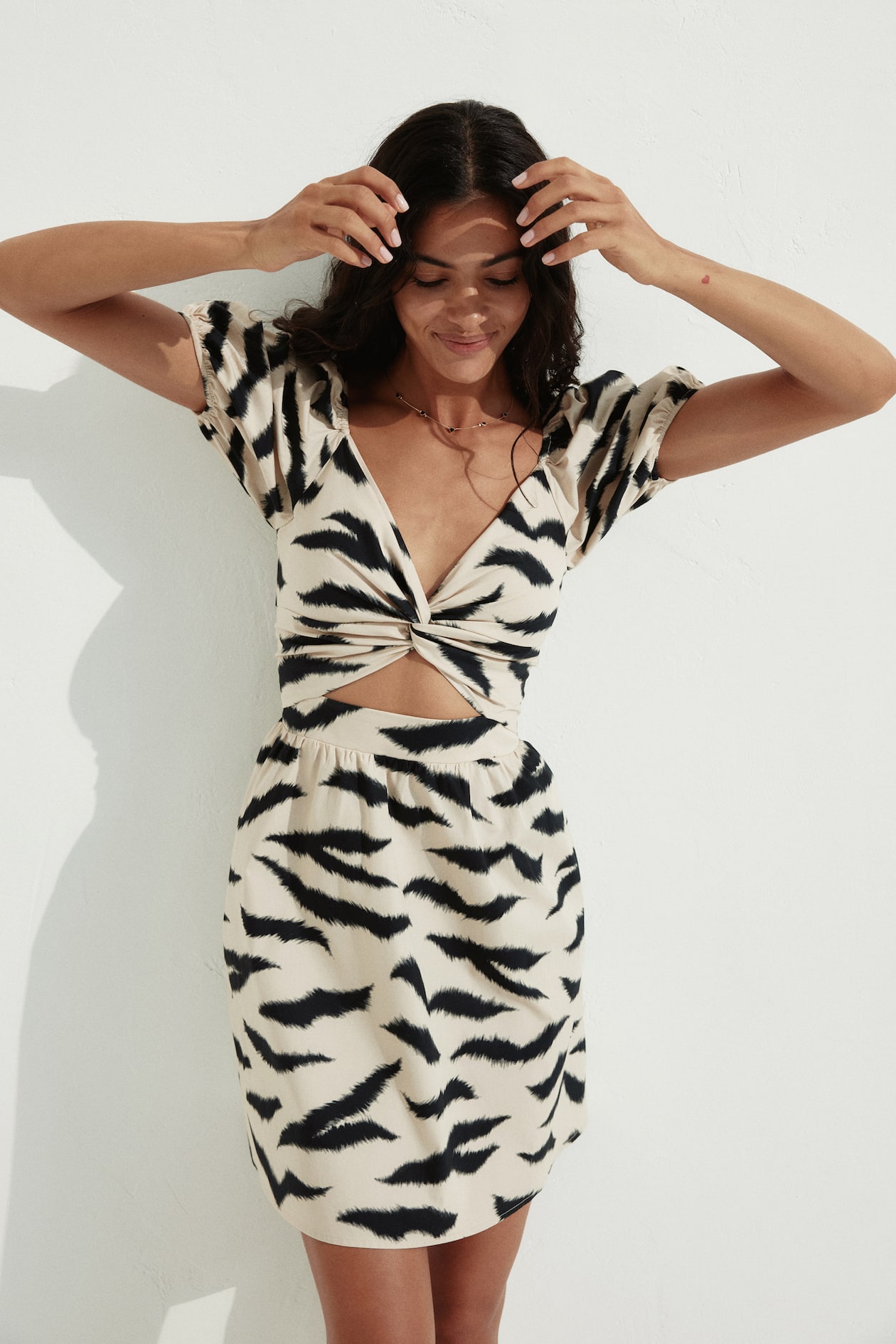 Twist-Detail Dress