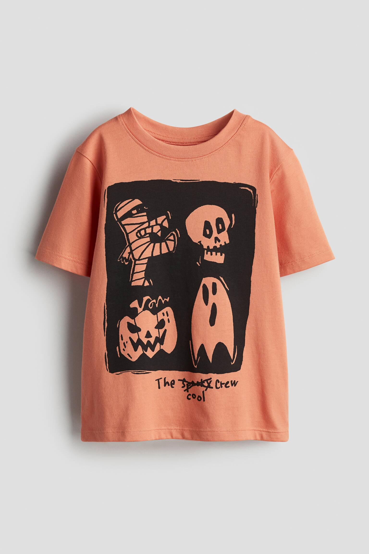 Print Tee - Orange/Halloween/Light brown/Roaming/Grey/73/Navy blue/Sports Club/Blue/Soho/Green/White stripe/White/Exploring Our Galaxy/Dark blue/Saturnus/Light blue/Pattern/Light yellow/Create joy/Dusty yellow/Lions/Dark green/Dinosaur/Light yellow/Stripe - 1