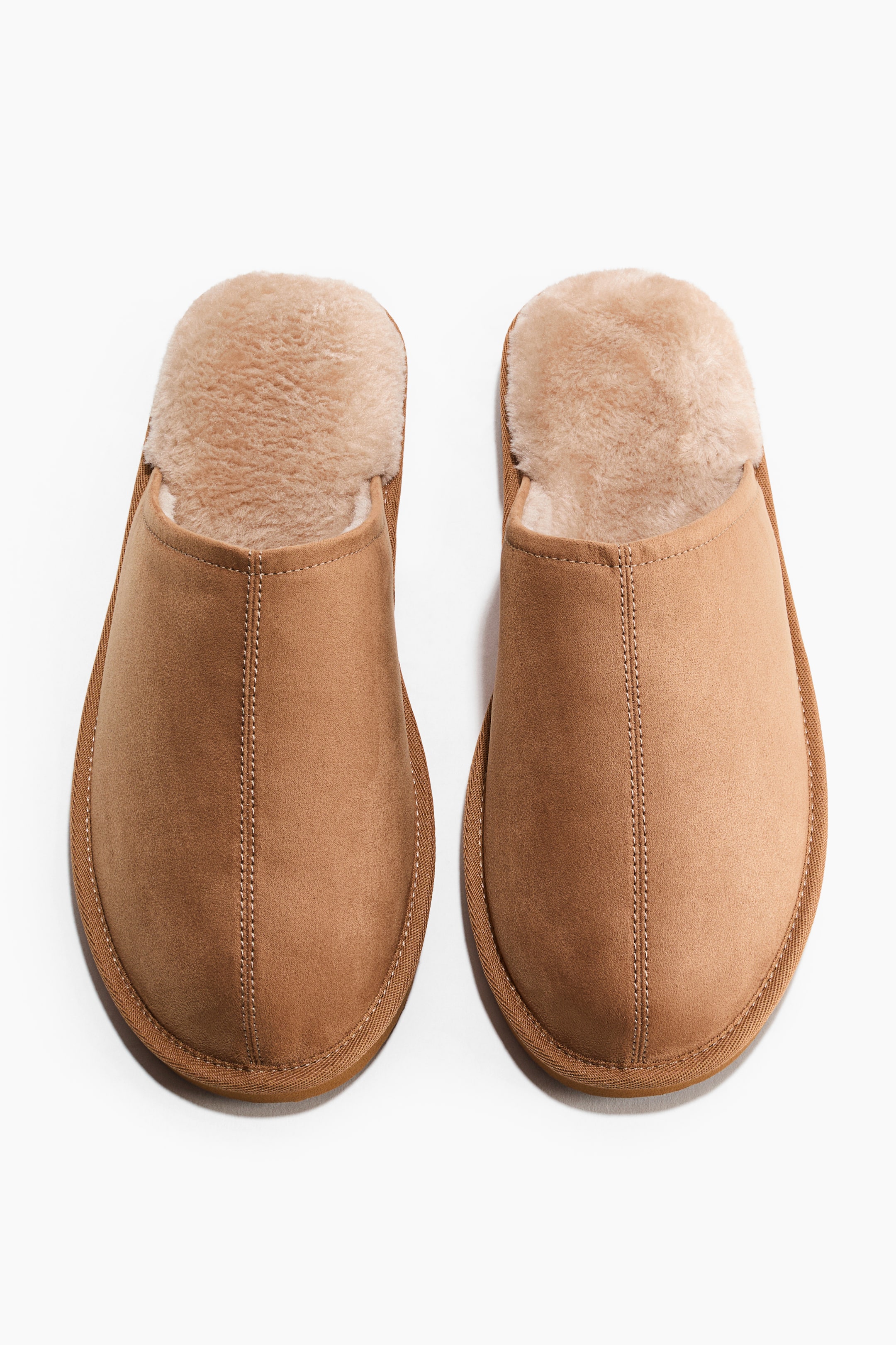 Pile-Lined Slippers