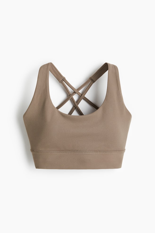 Medium Support Sports bra with SoftMove™ - Dark beige/Black/Chocolate plum/Lilac/Mid blush pink/Sage green/Ivory/Dark brown/Grey/Antique rose/Frosty lilac - 1