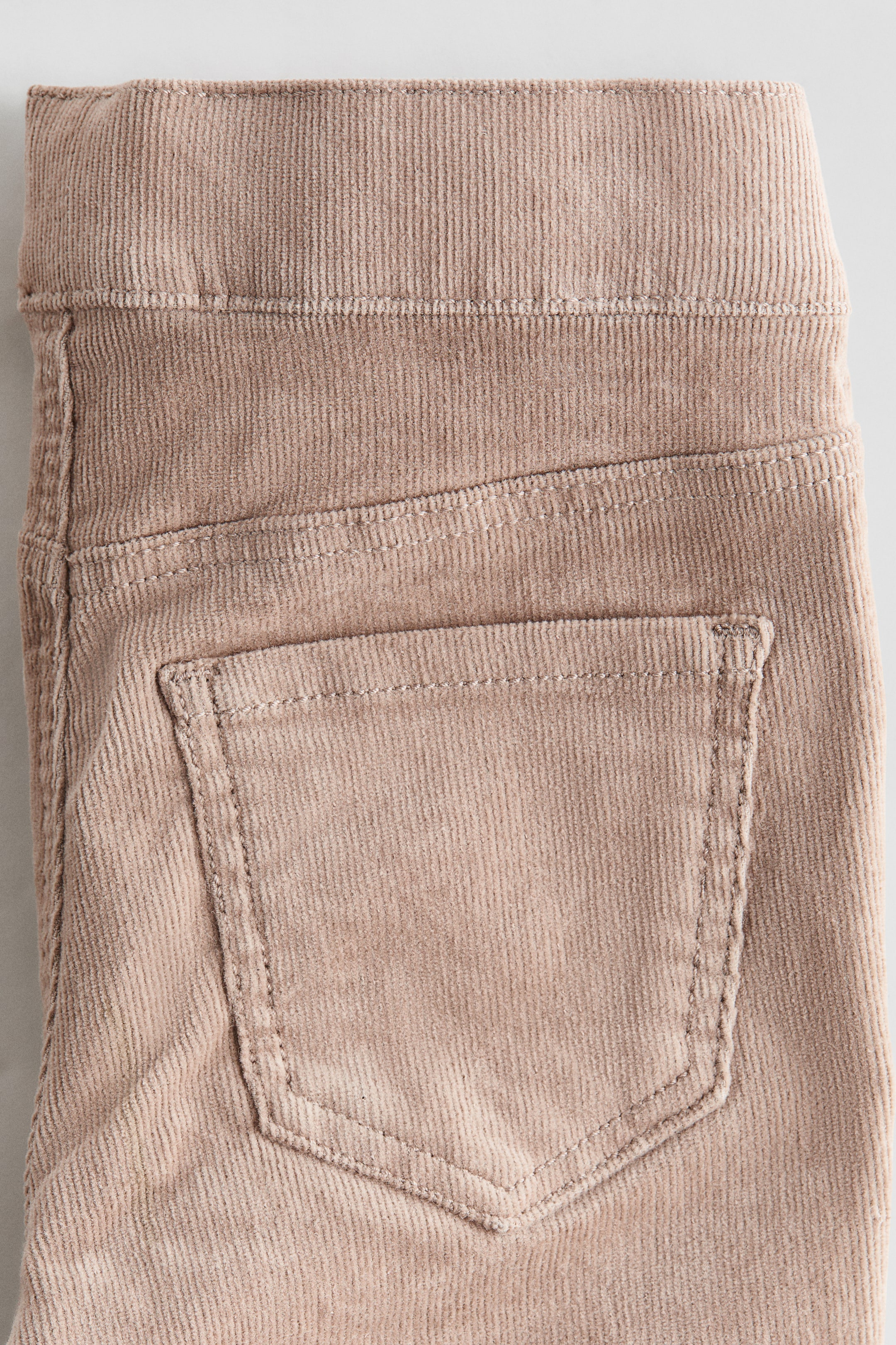 Lot de 3 collants-jeans en velours côtelé