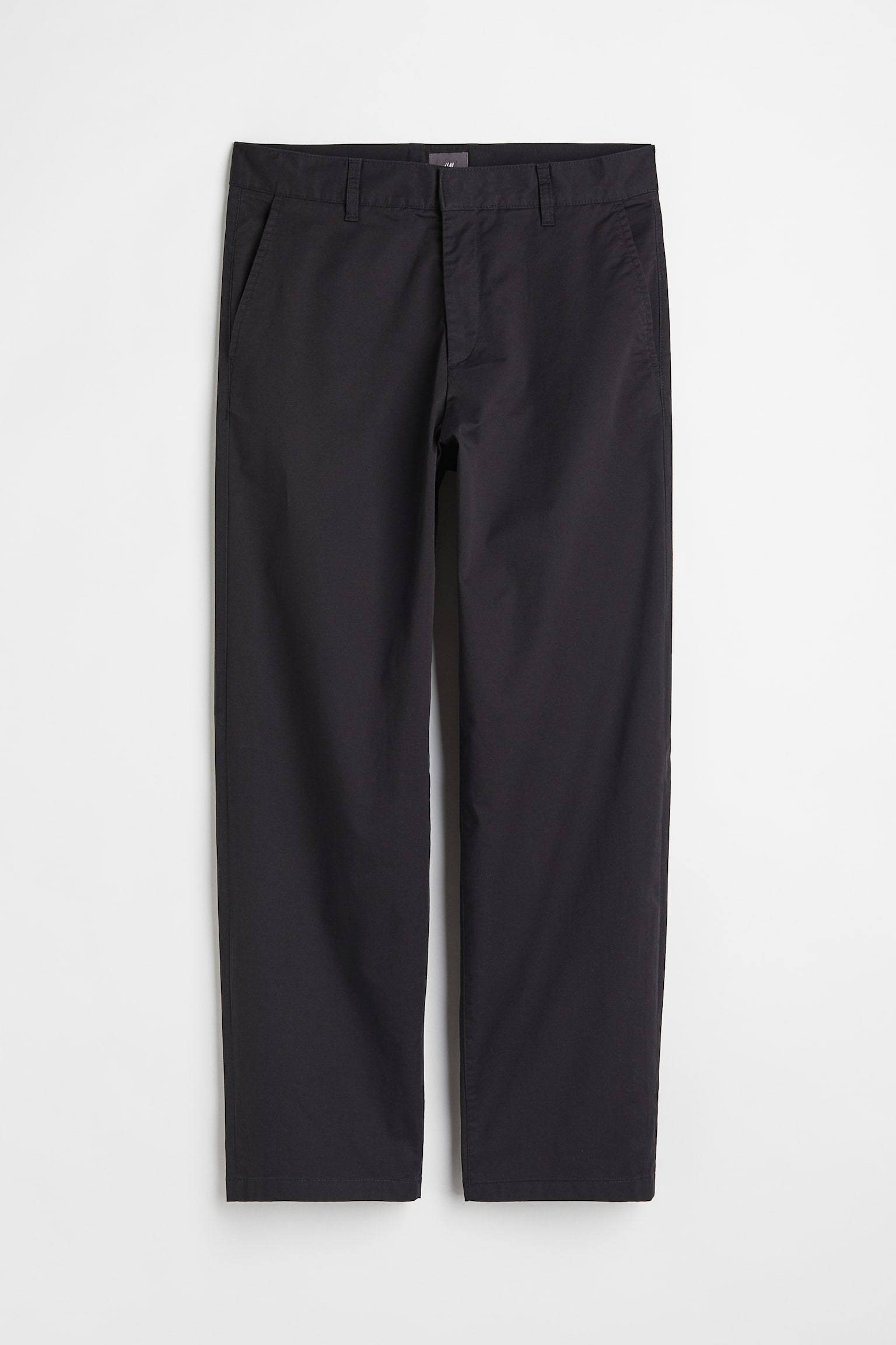 Relaxed Fit Cotton chinos - Black