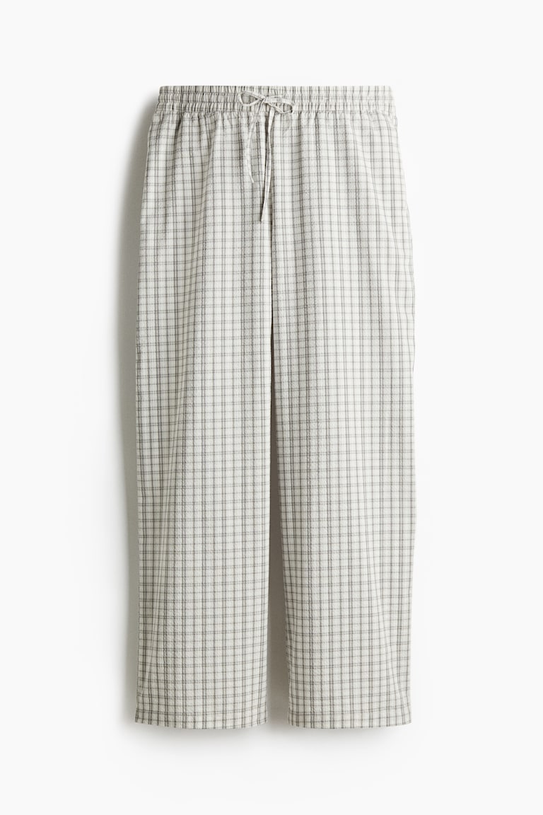 Pantalone od sirsakera s učkurom