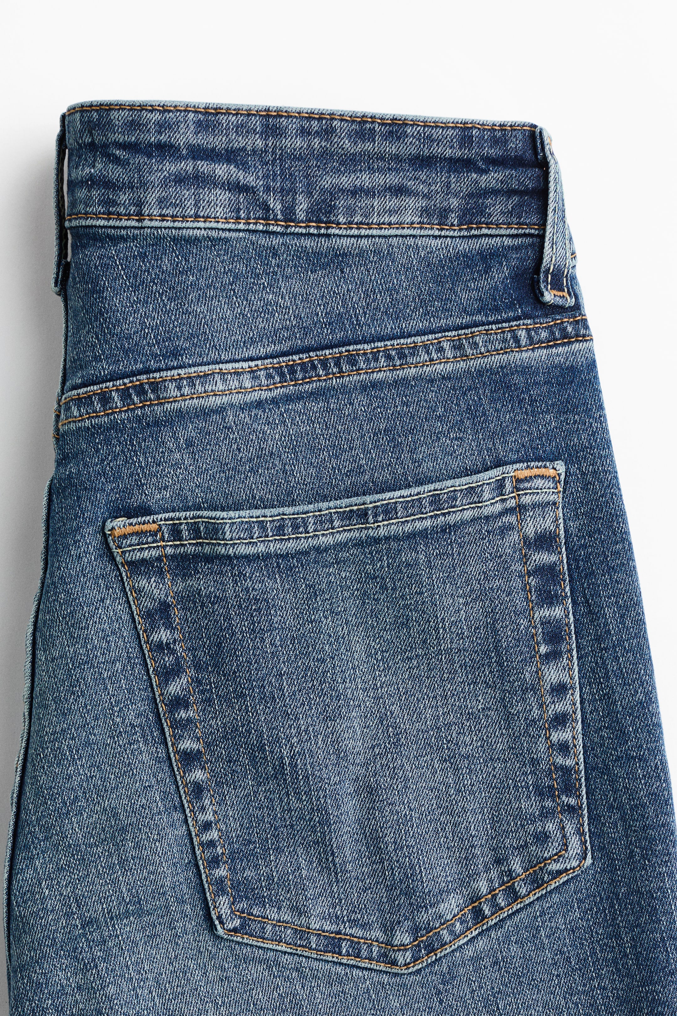 이미지 확대 보기: 하이웨이스트 플레어 진 - 데님 블루 - 여성 | H&M KR 7