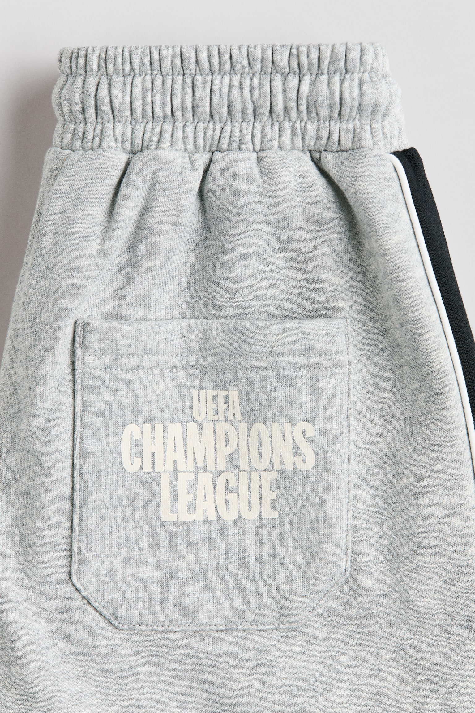 Детские брюки H&M Printed Brushed-Inside, цвет: Серый — фото 2