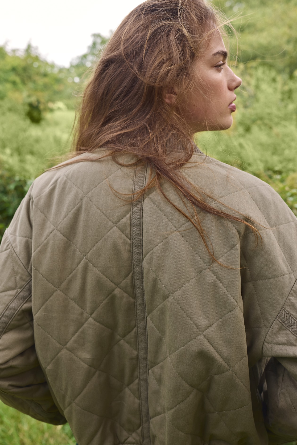 Quilted Bomber Jacket - image 4