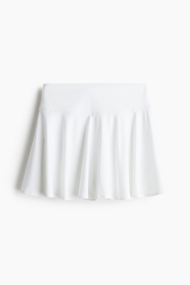 Tennis Circle Skirt in DryMove™ - White - Ladies | H&M US