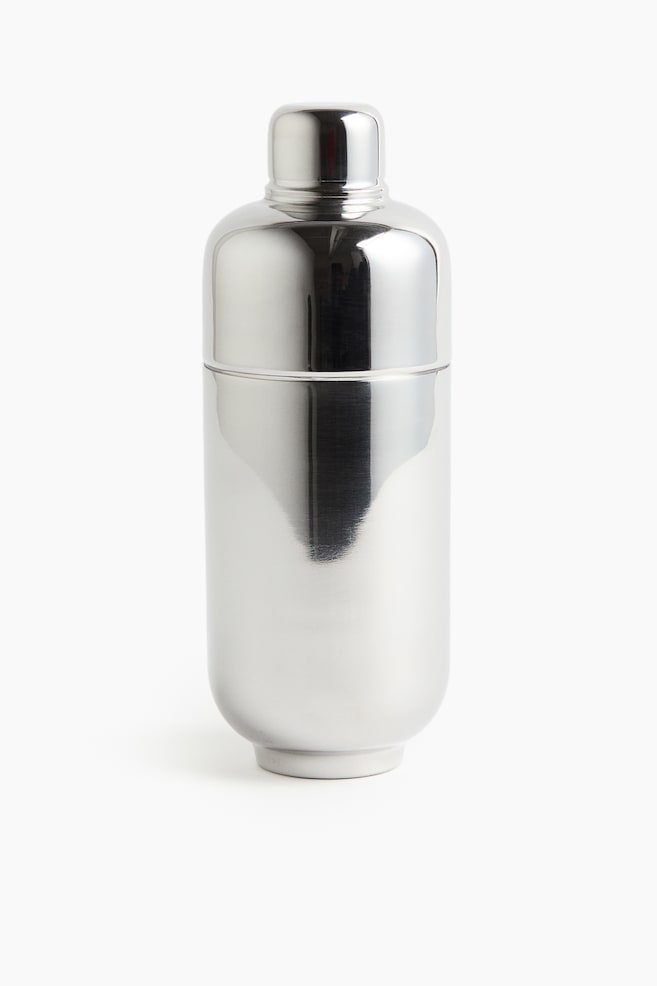 Stainless Steel Cocktail Shaker - Silver-colored - 1