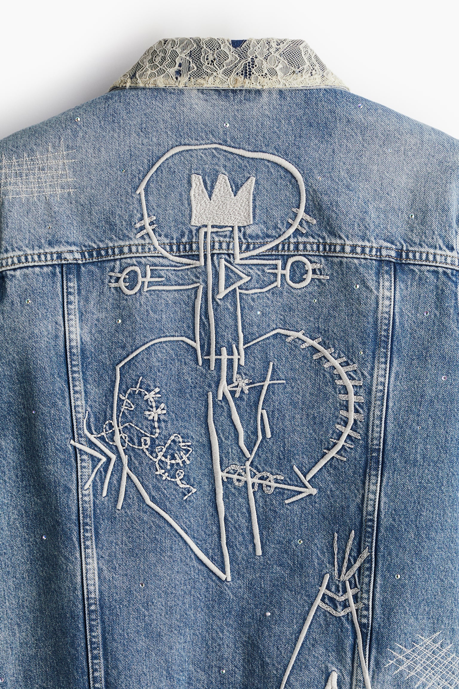 Regular Fit Denim jacket - Denim blue/Basquiat - 7