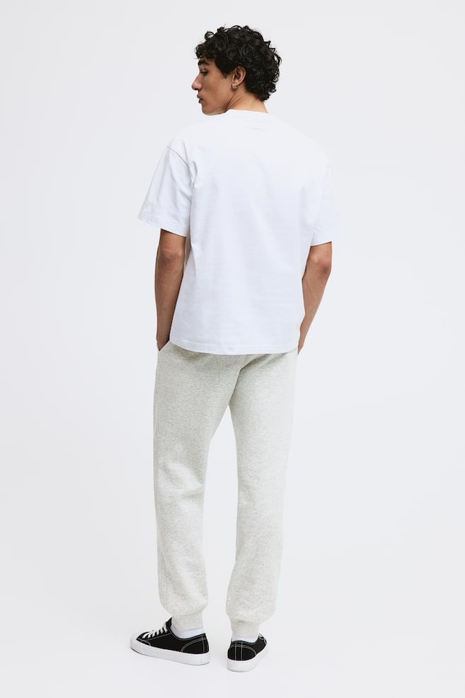 Regular Fit Sweatpants - Light grey marl/Black/Cream/Beige/dc/dc/dc/dc - 3