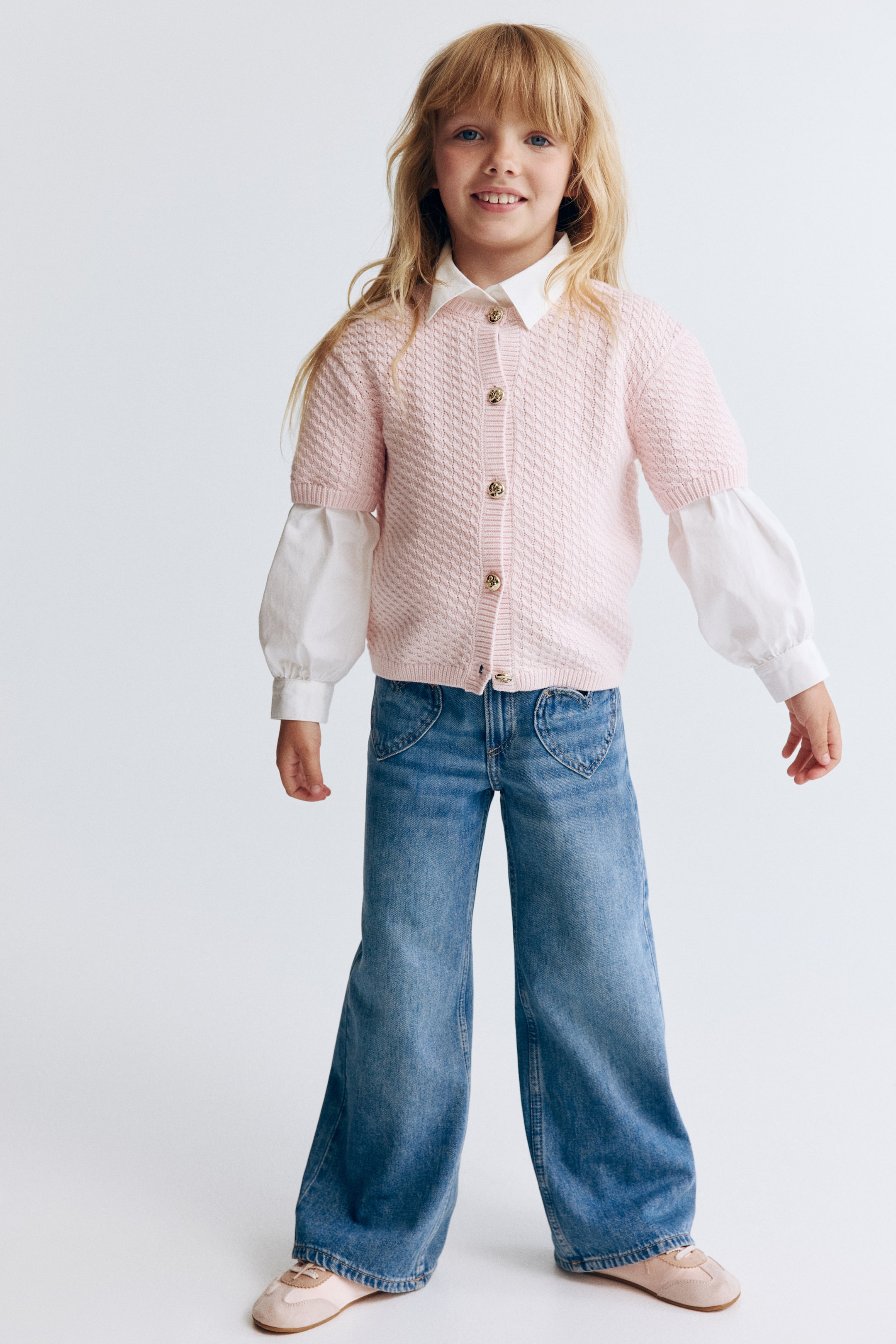 Short-Sleeved Cardigan