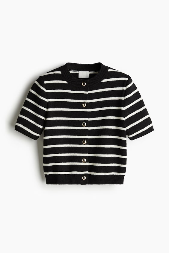 Женские кардиганы H&M Short-Sleeved Cardigan