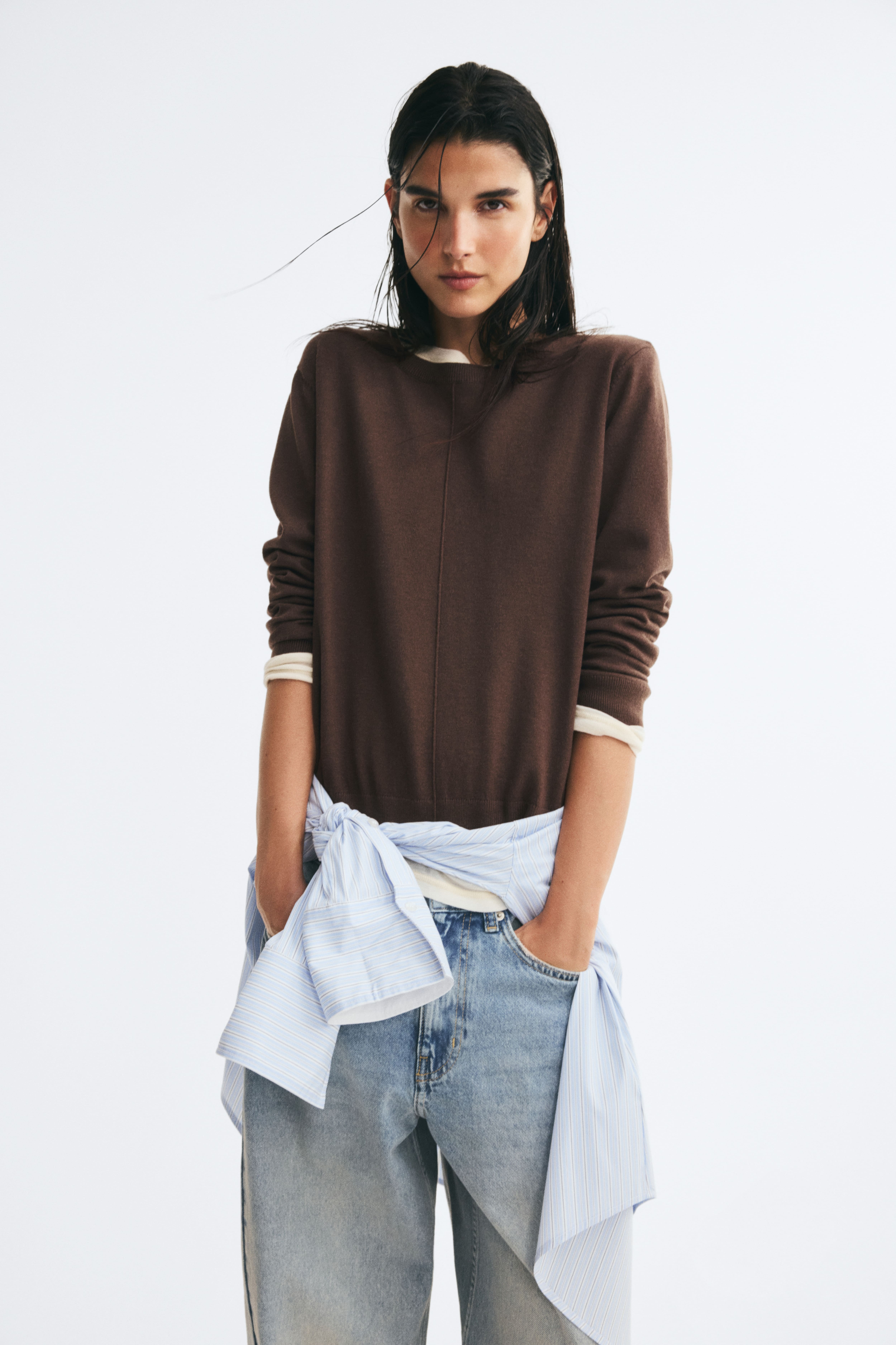 Chandail en fin tricot