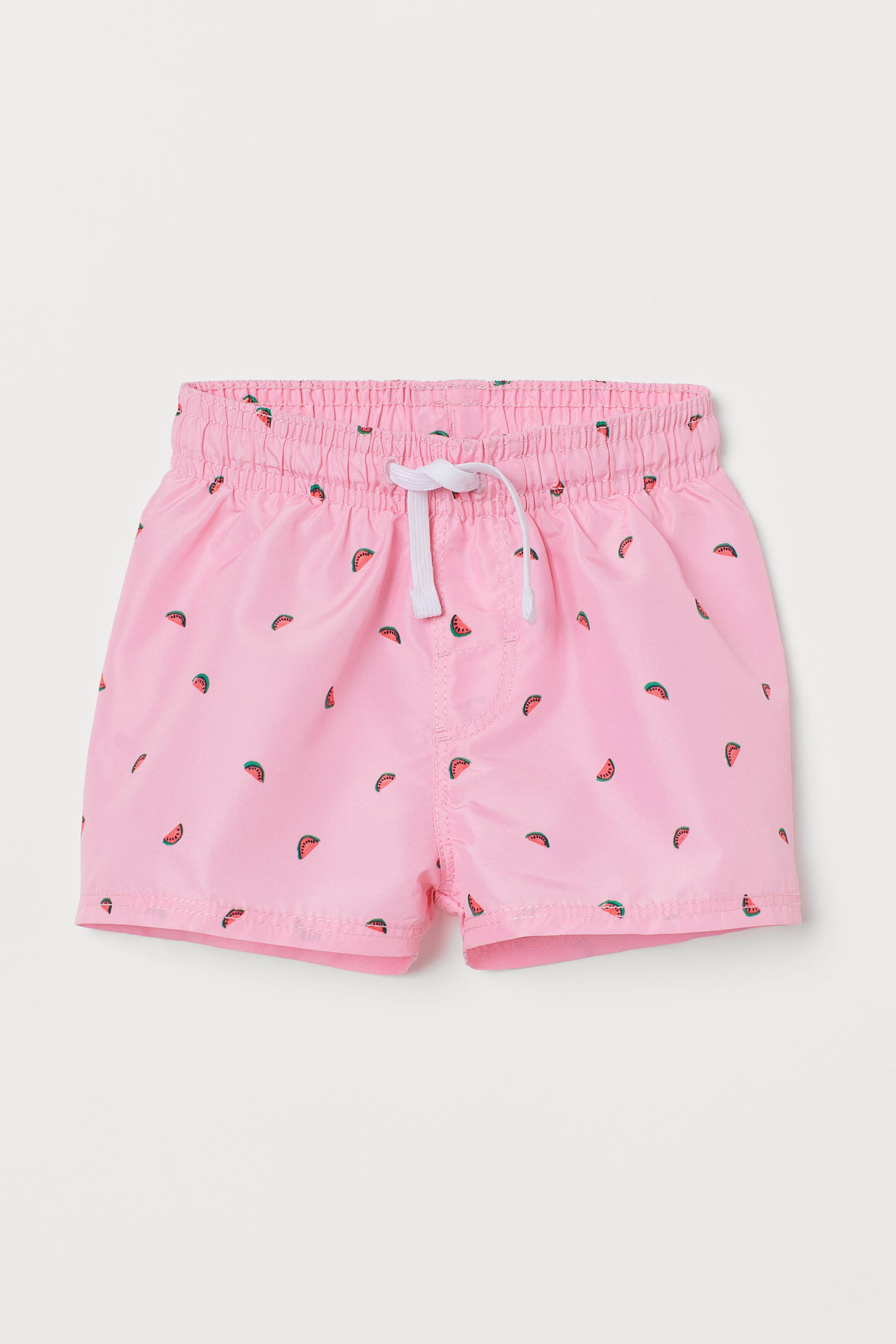 Größeres Bild ansehen: Gemusterte Badeshorts - Hellrosa/Wassermelonen - Kids | H&M DE 1
