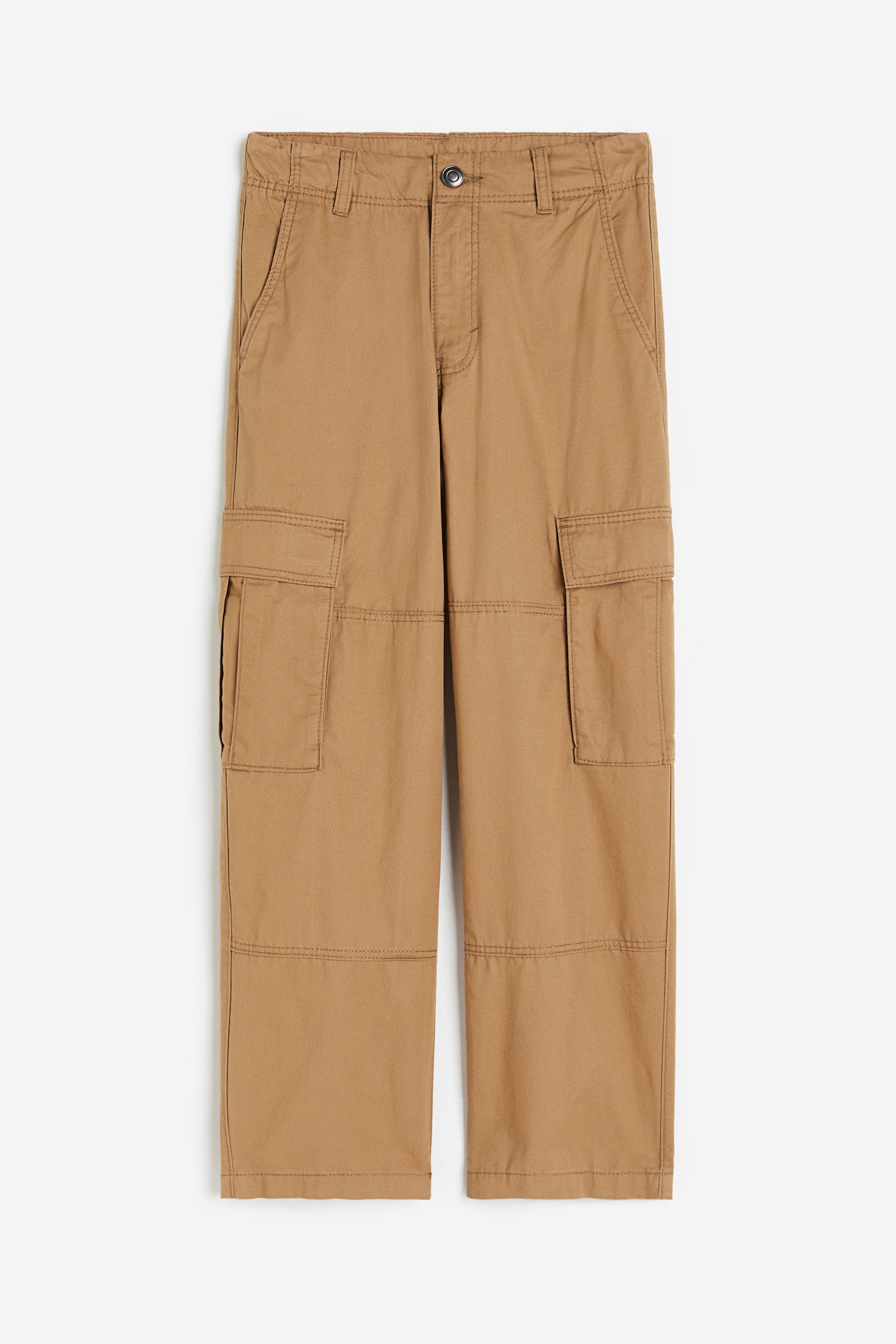 Cotton Cargo Pants - Dark beige/Beige/Black/Dark khaki green/Cream - 1