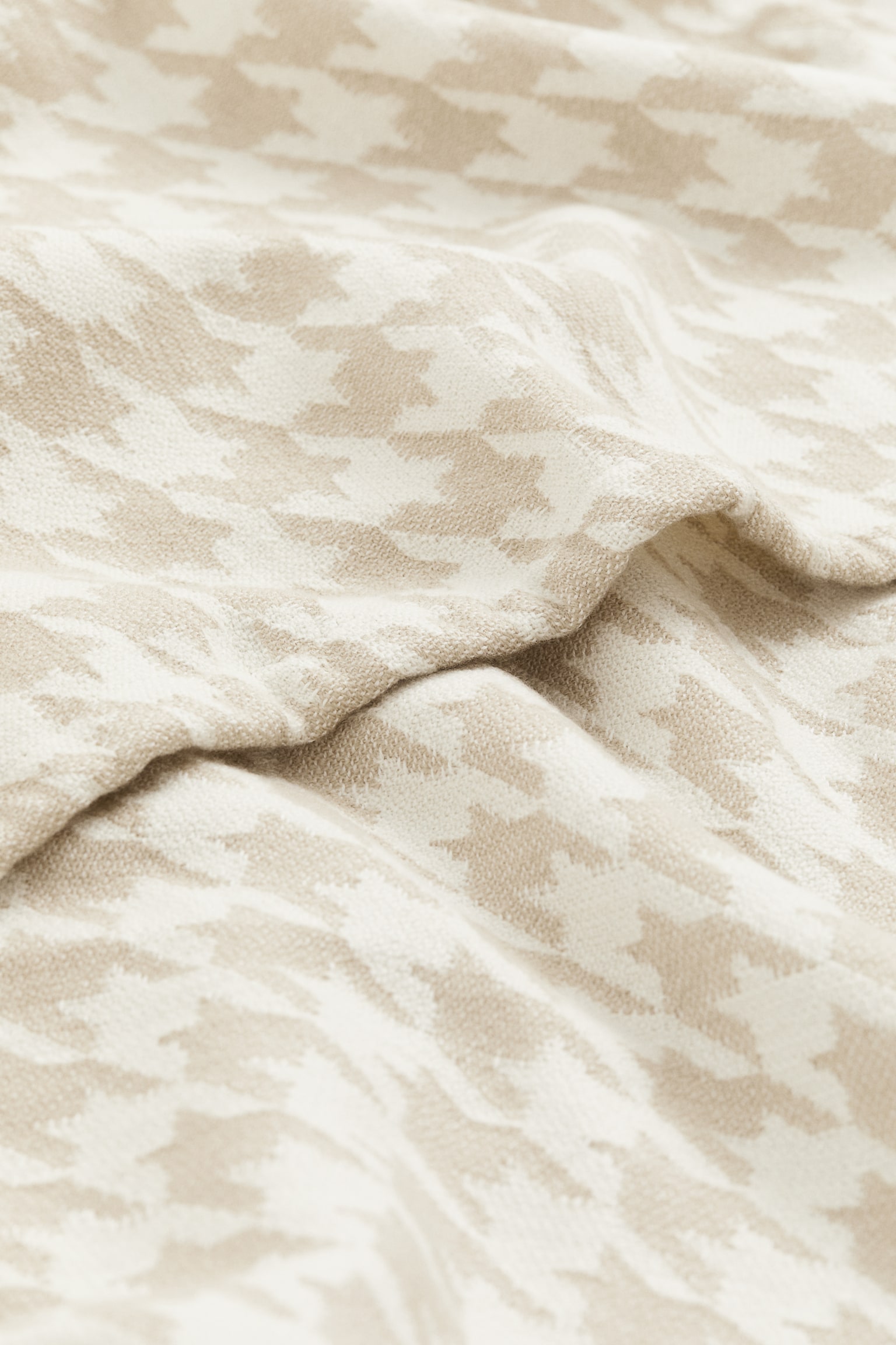 Patterned bedspread - Beige/Dogtooth - 2