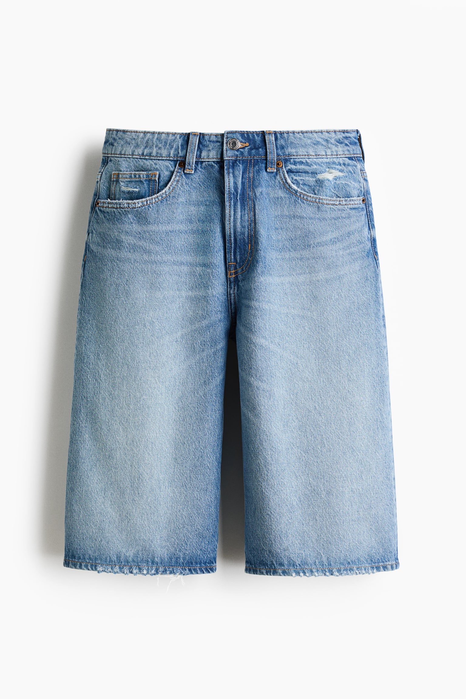 Denim Bermuda shorts - Light denim blue/Light denim blue - 2