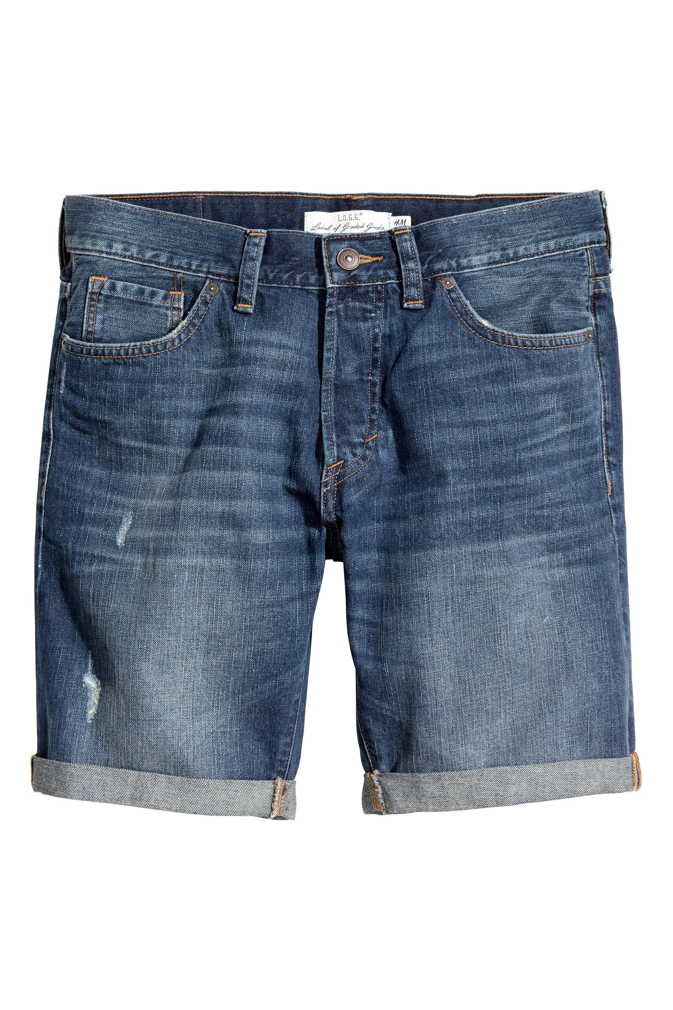 View larger image: Denim shorts - Denim blue - Men | H&M GB 1