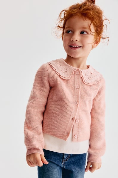 Collared cardigan