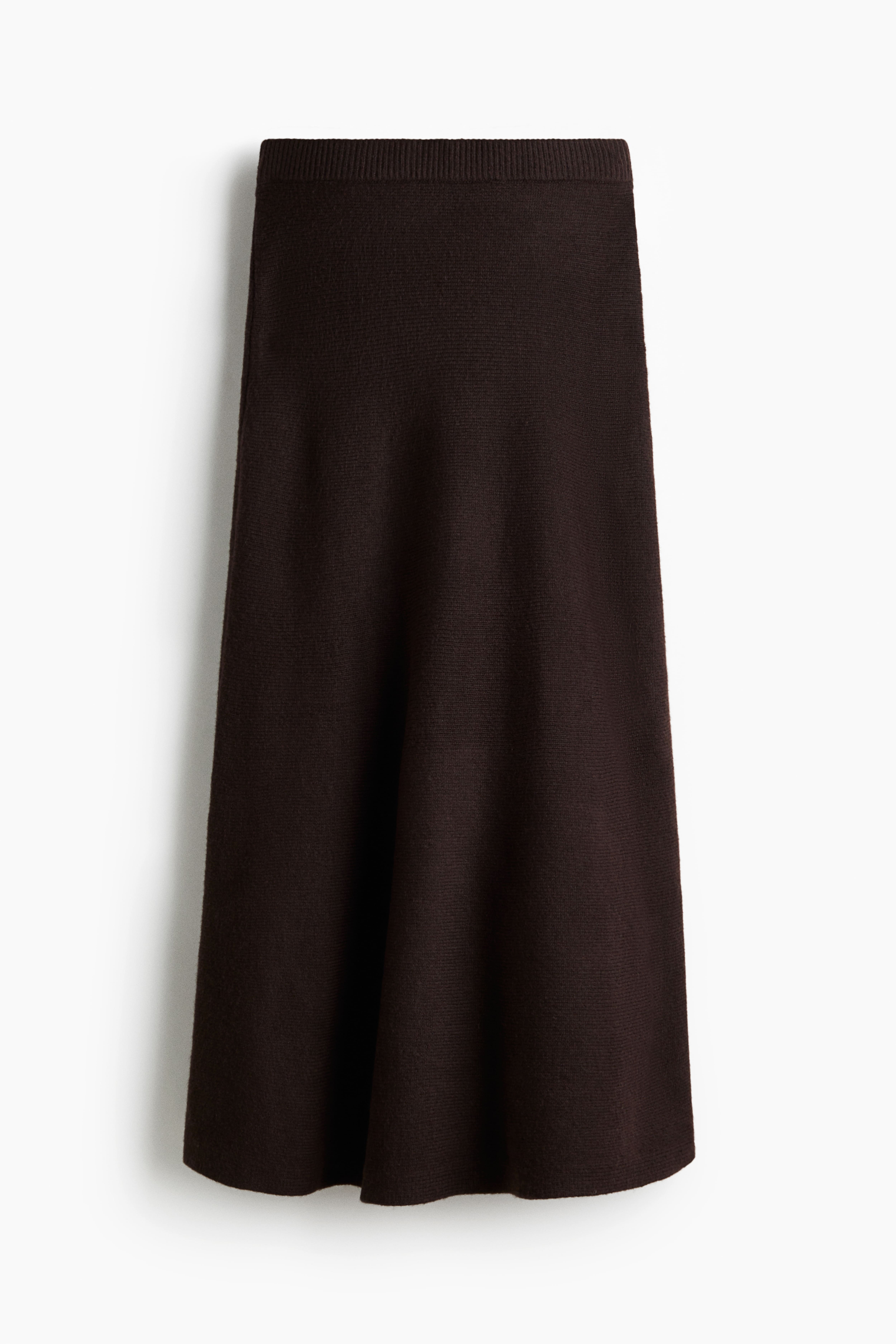 Flared Knit Skirt