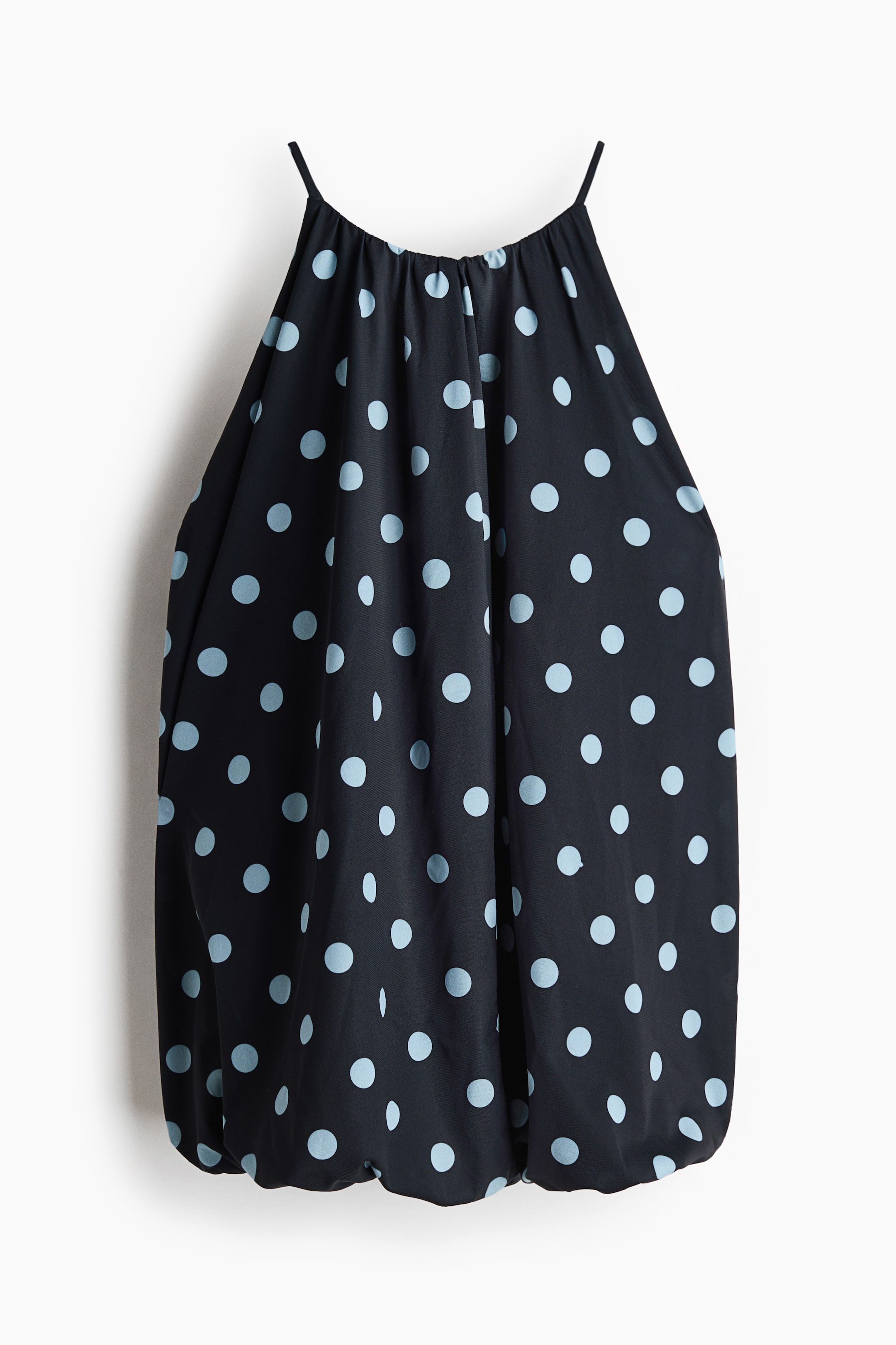Draped Bubble-Hem Top