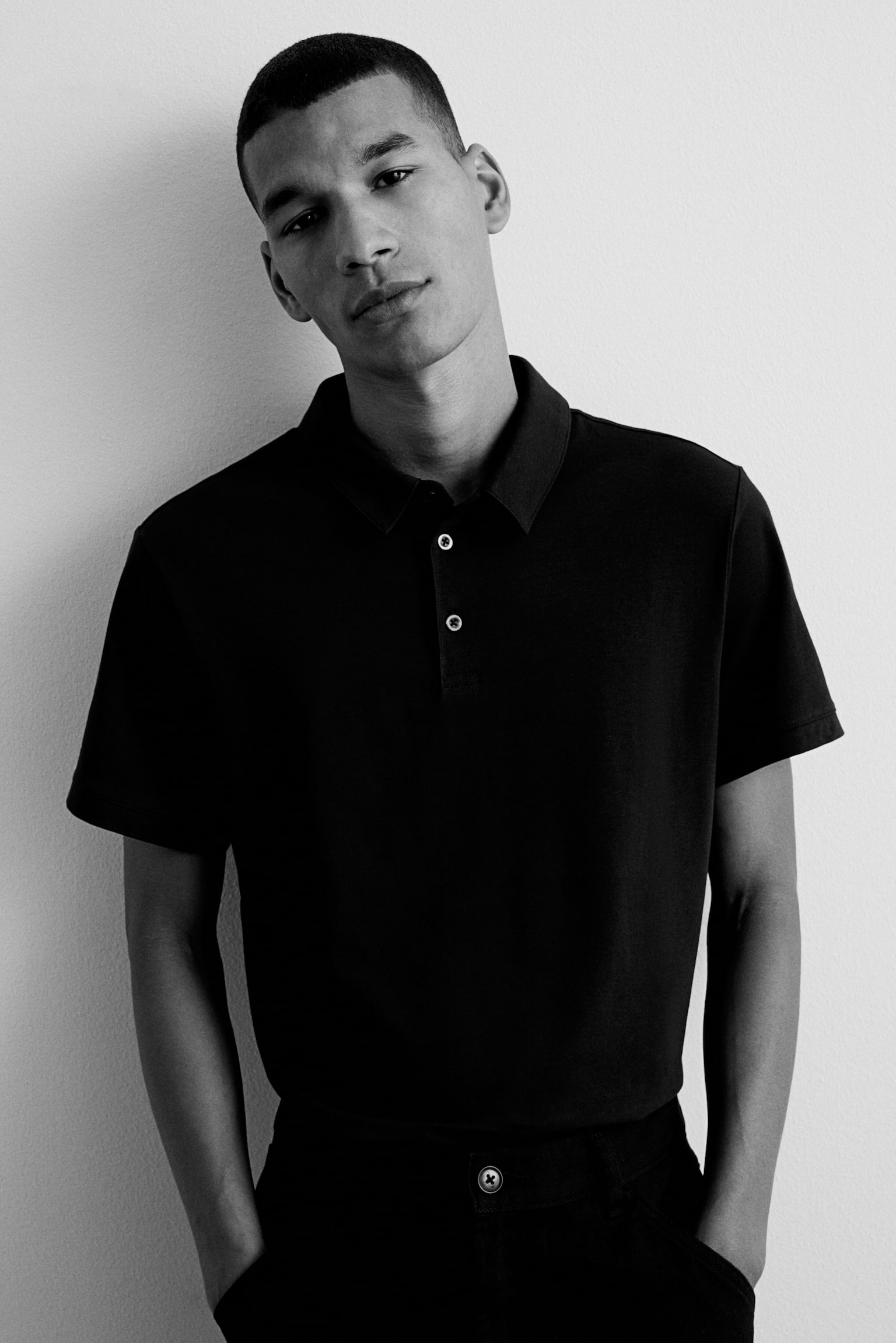 Slim Fit Polo shirt - Navy blue/White/Black/Dark grey - 3