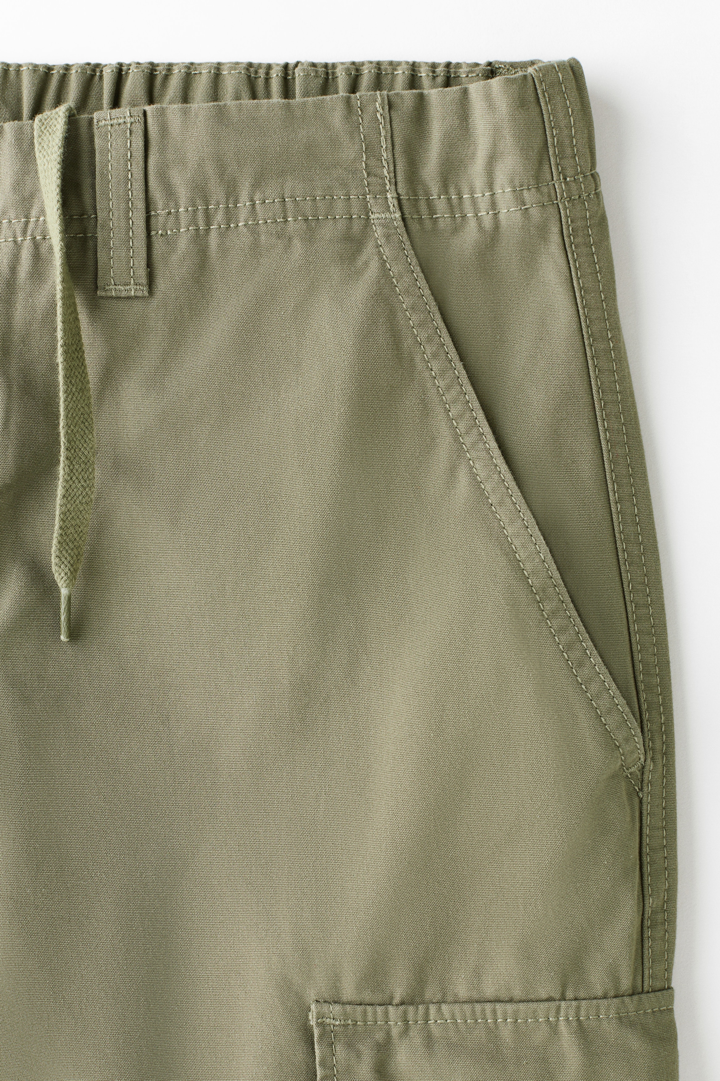 Relaxed Fit Cotton cargo trousers