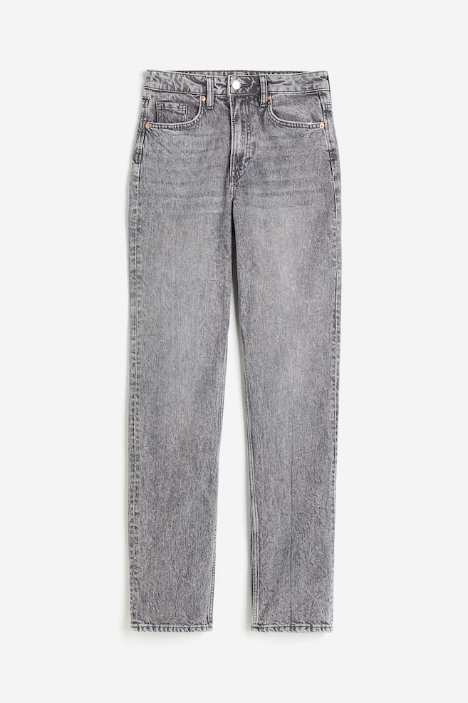 Slim Straight High Jeans - Grau/Blasses Denimblau/Helles Denimblau/Schwarz/Denimblau/Beige - 2