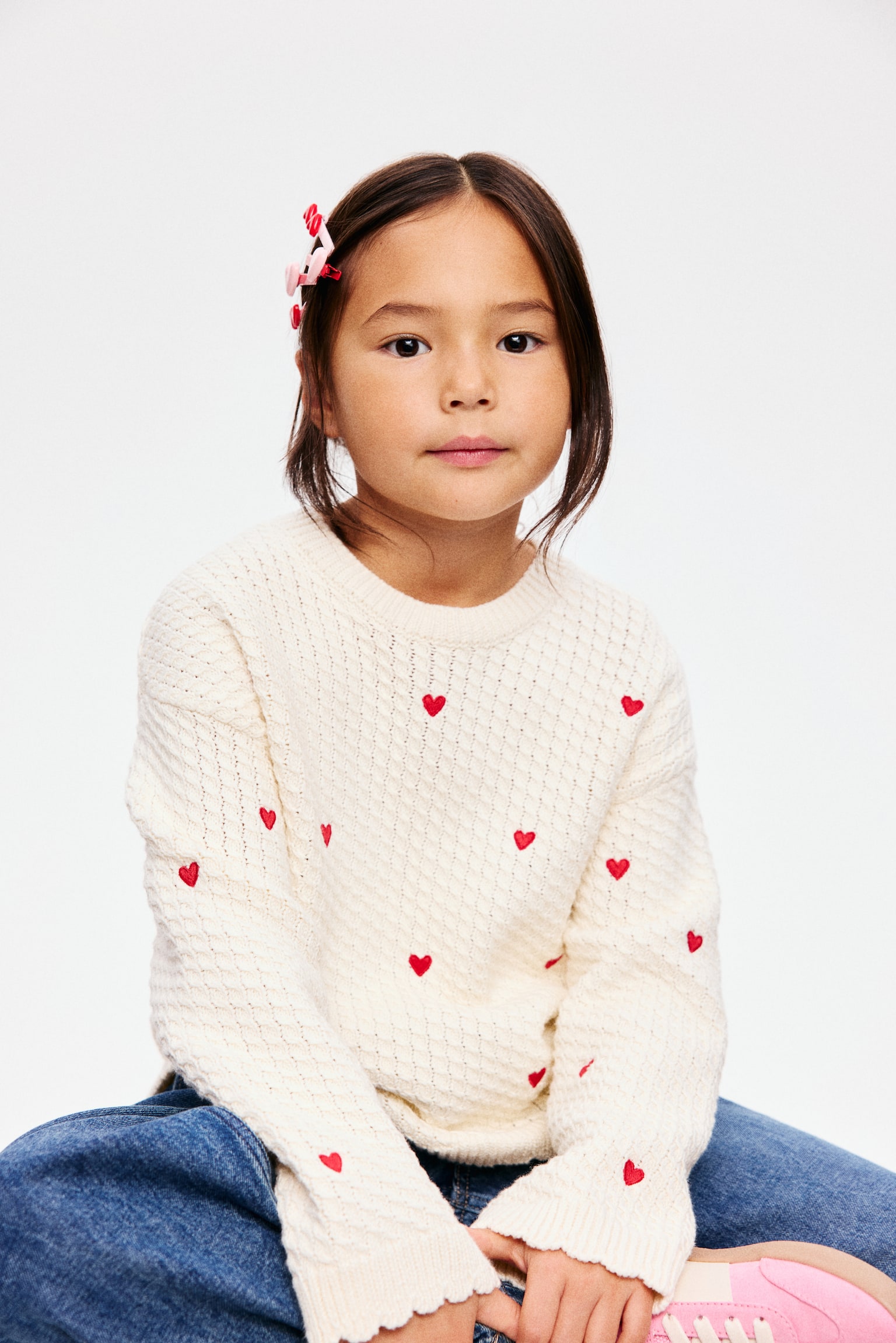 Balenie 4 sponiek do vlasov - Svetloružová/srdiečka - 3