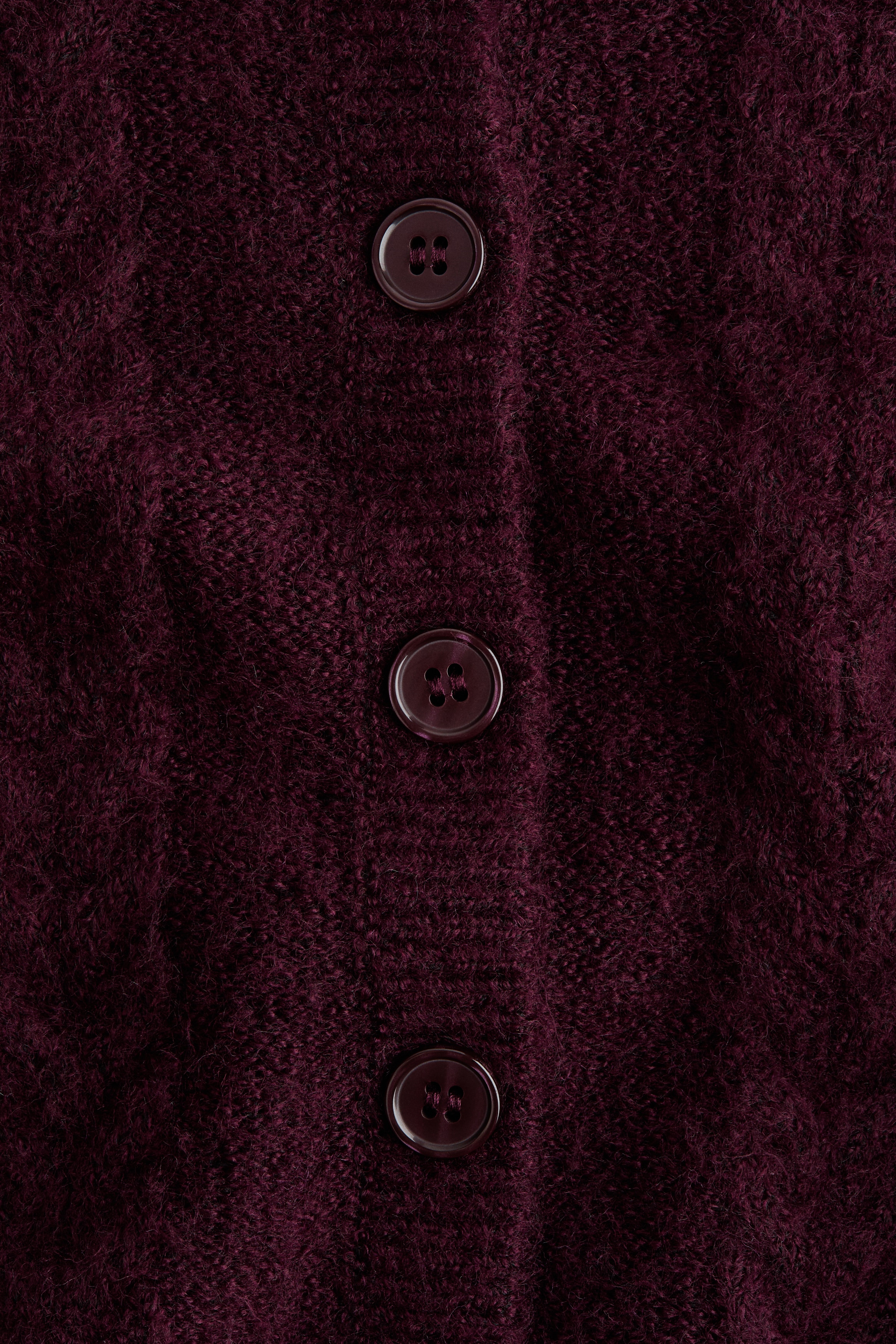 Cable-knit cardigan