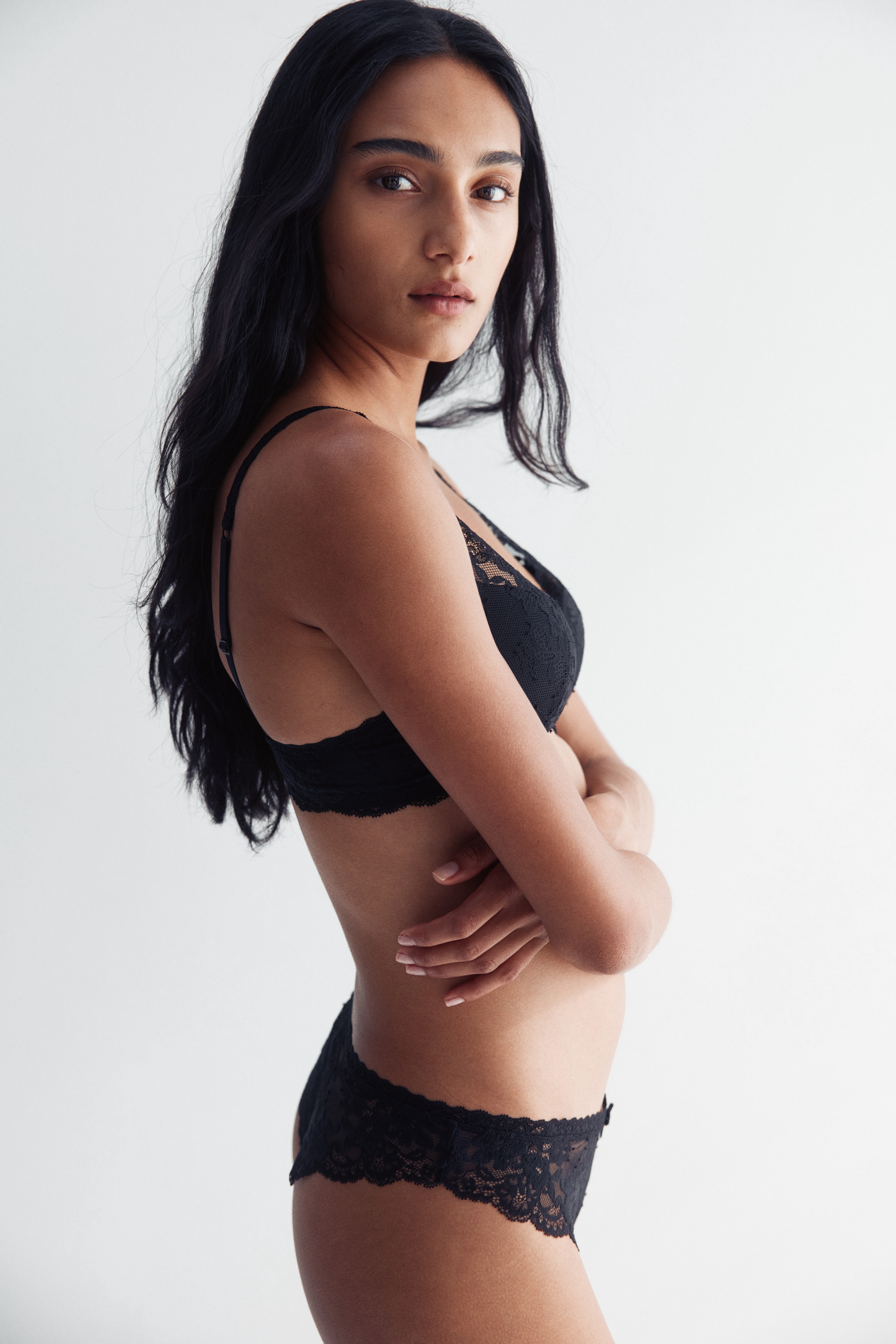 2-pack lace Brazilian briefs
