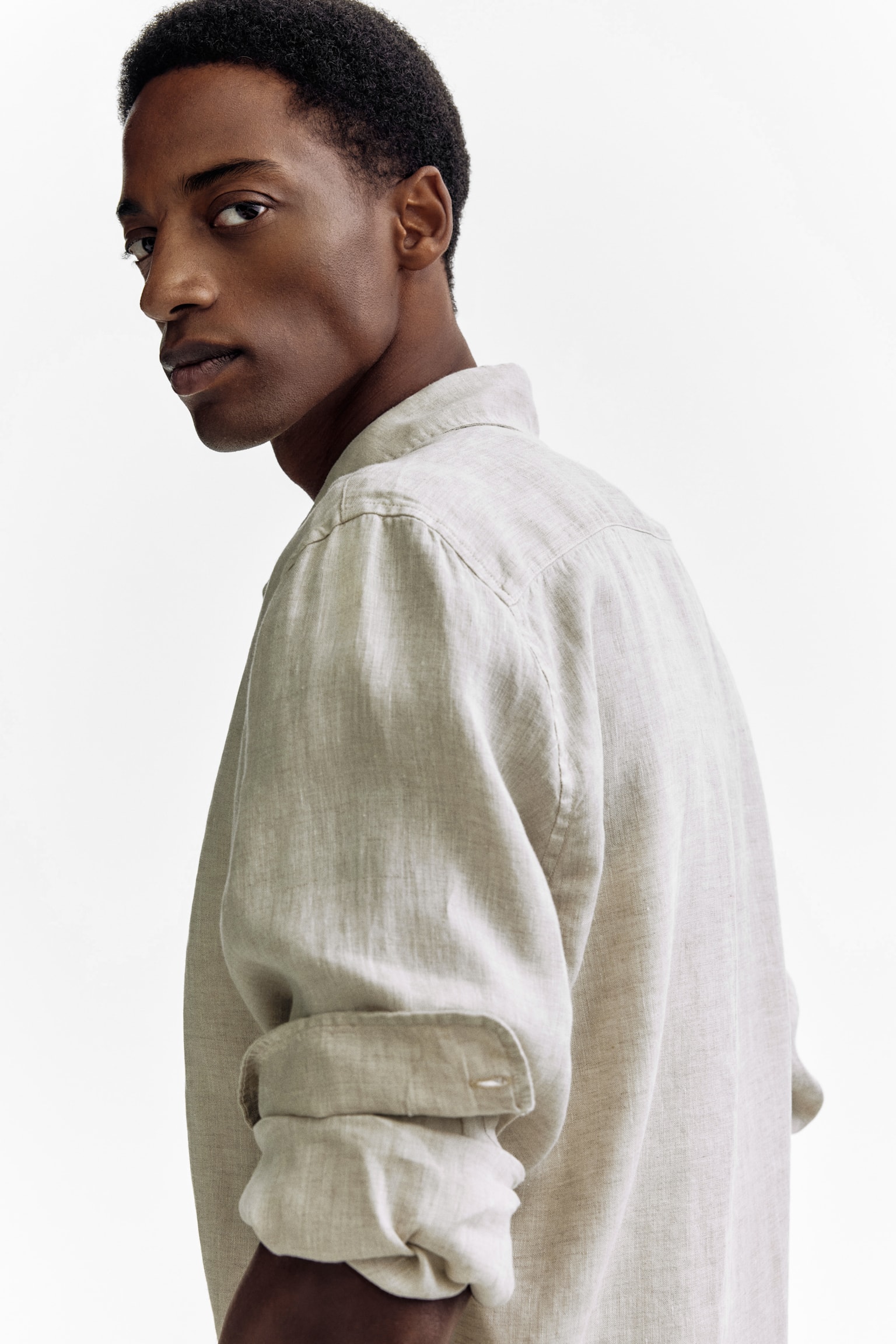 Regular Fit Linen shirt - 7