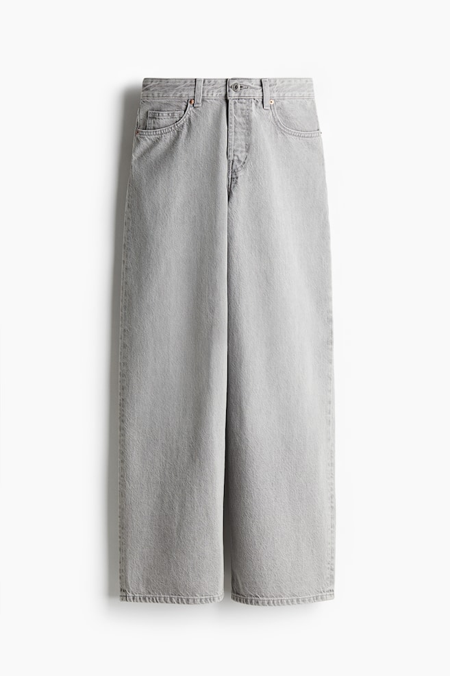 Wide jeans - Light denim grey/Dark denim grey - 1