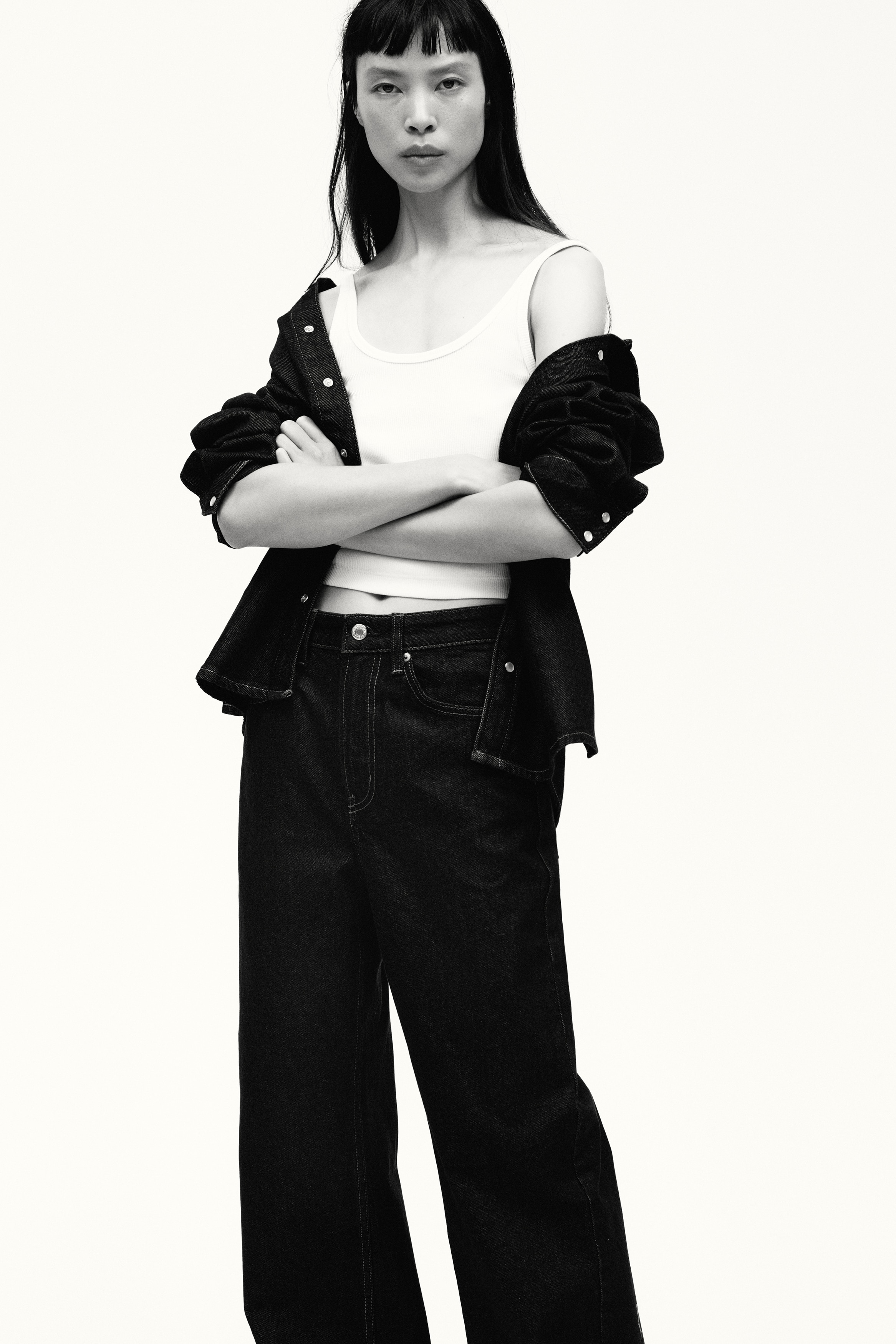 Wide High Jeans