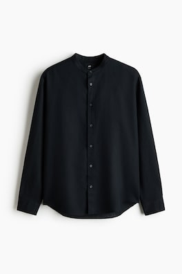 Skjorta i linmix Relaxed Fit