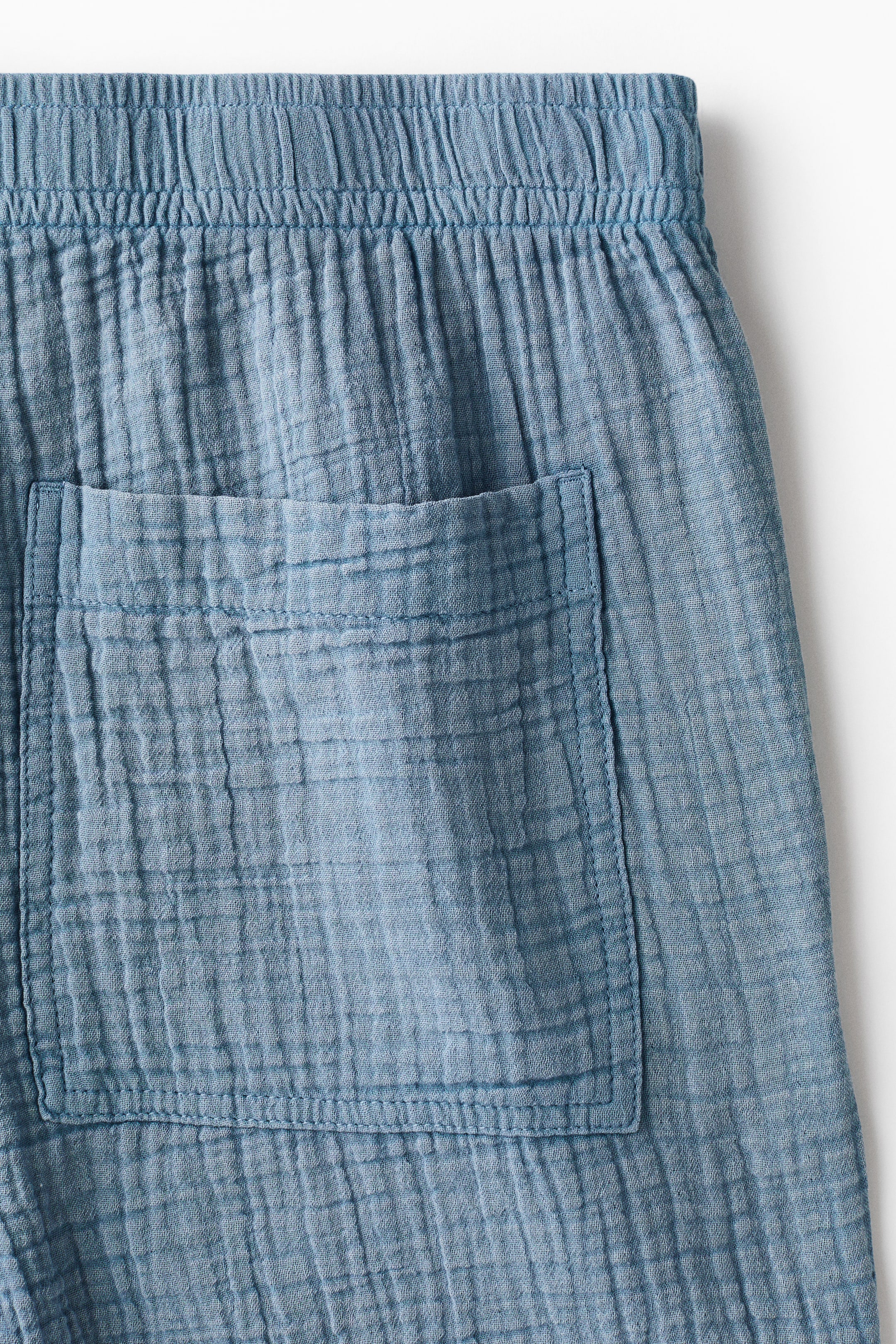 Relaxed-Fit Muslin Shorts